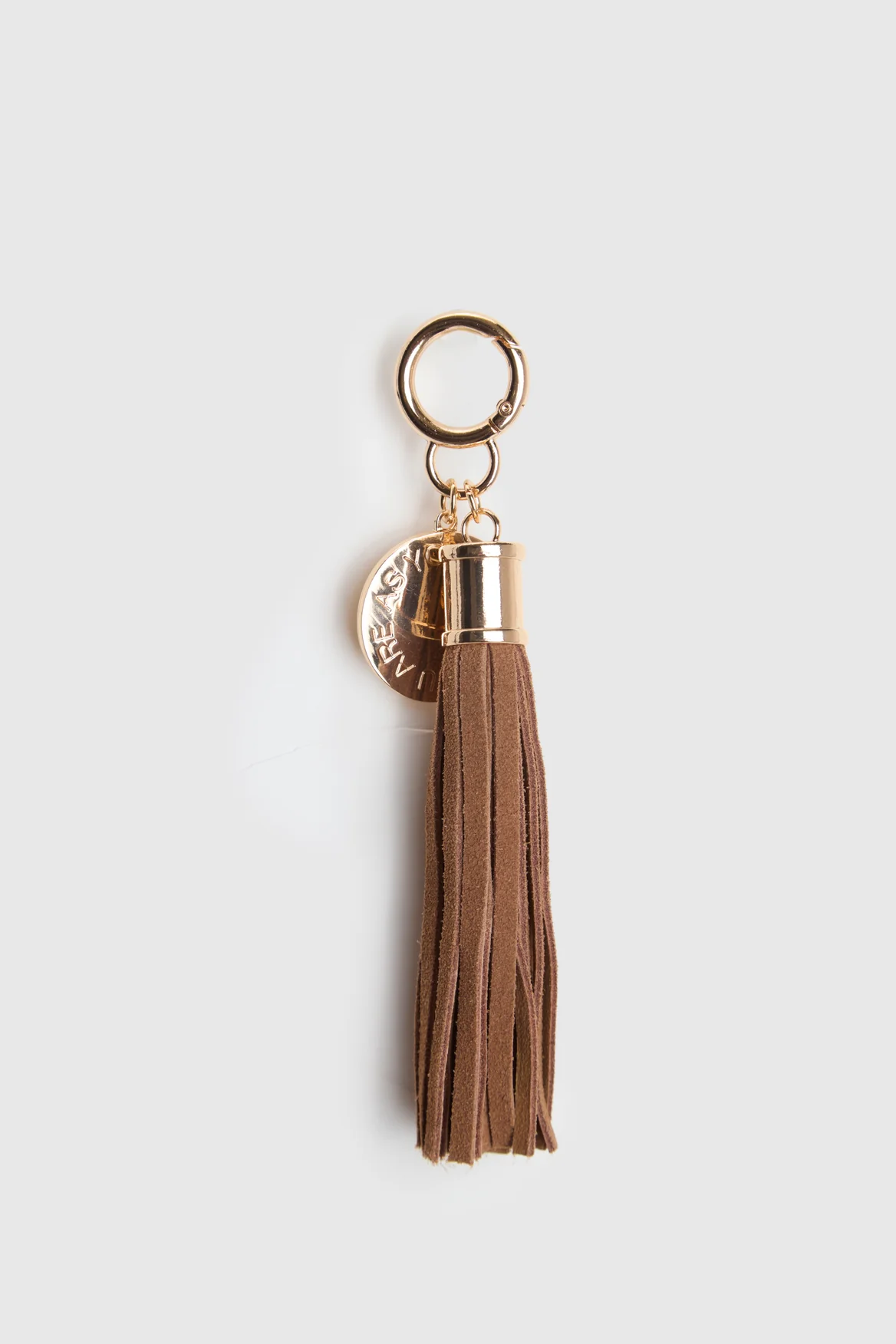 Suede Tassel Bag Charm - Image 2