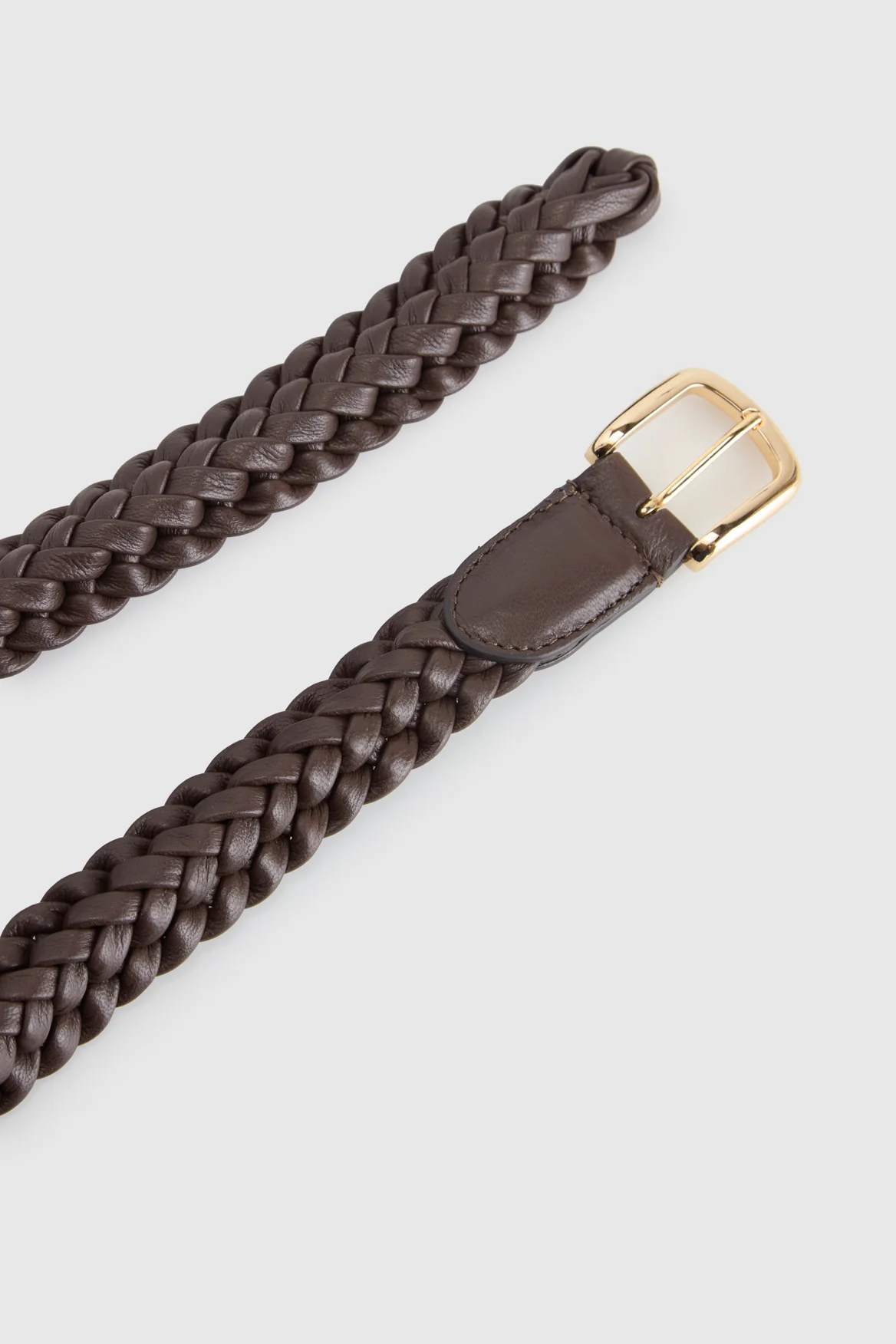 Allegra SM Leather Weave Belt - Image 2