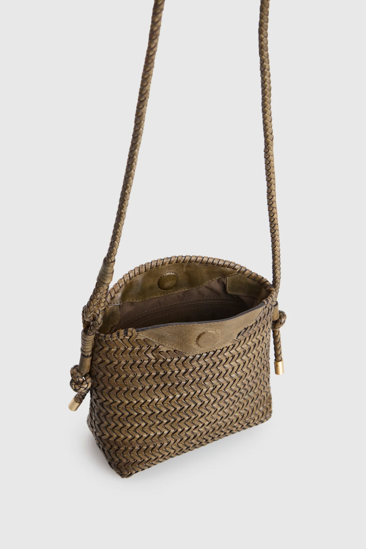 Allegra Weave Mini Crossbody Bag - Image 4