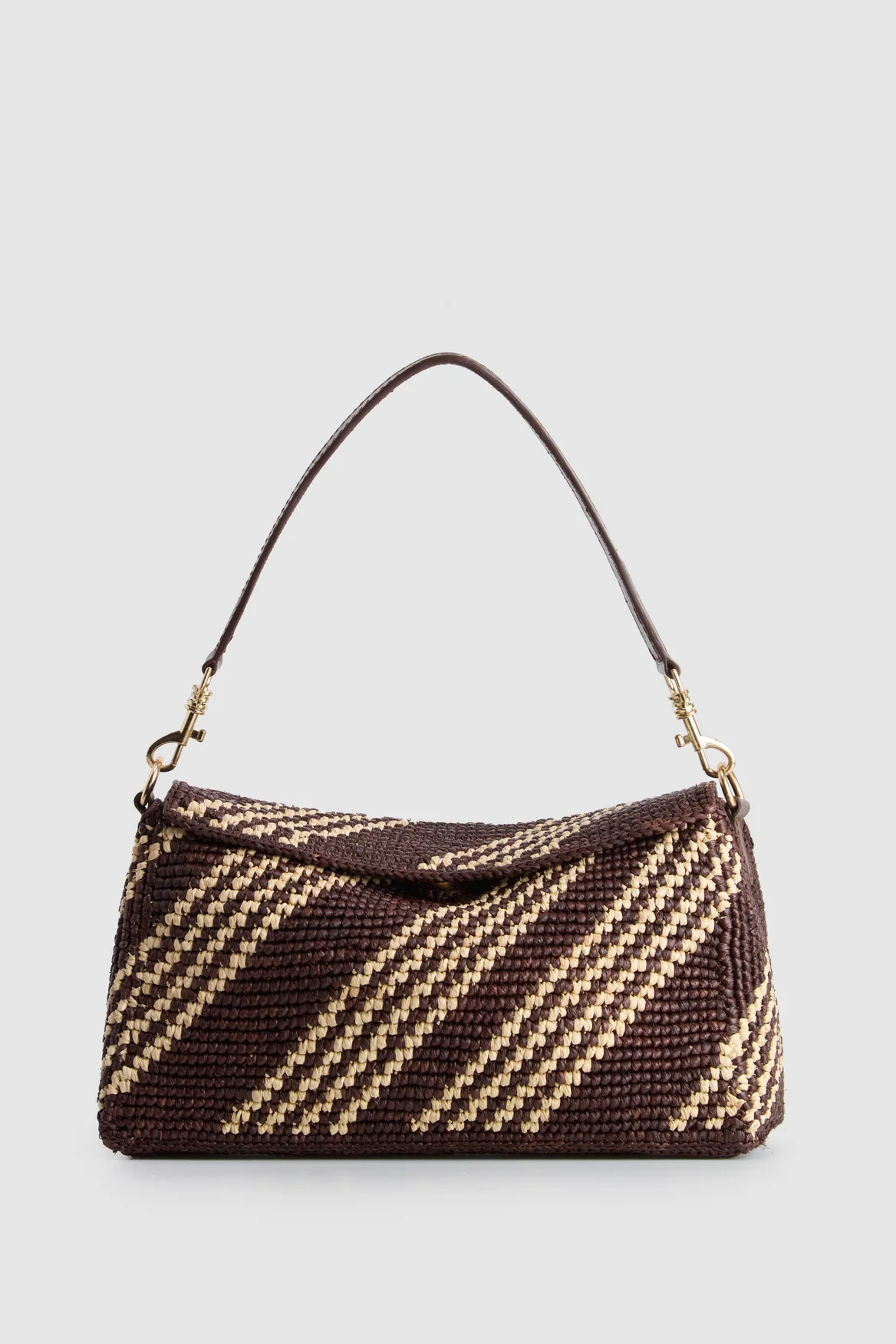 Clara Small Raffia Shoulder Bag