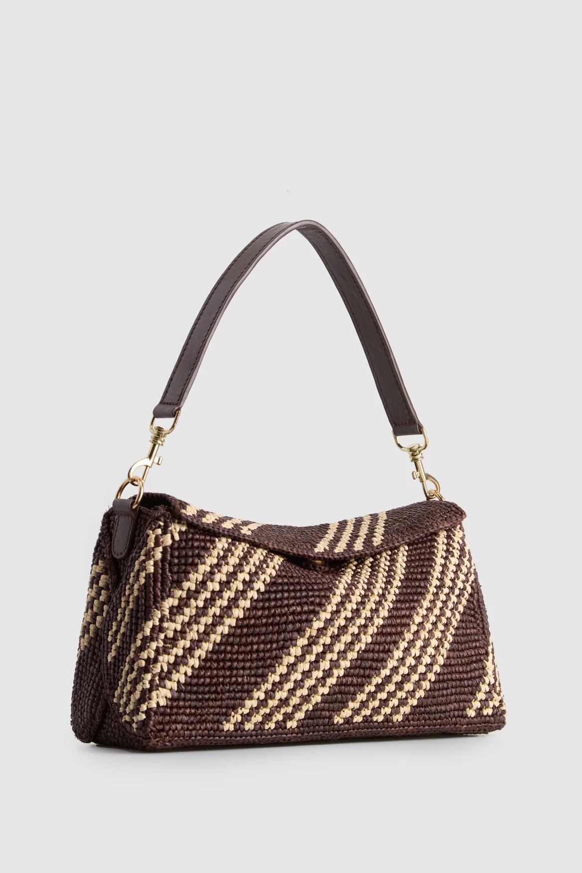 Clara Small Raffia Shoulder Bag - Image 2