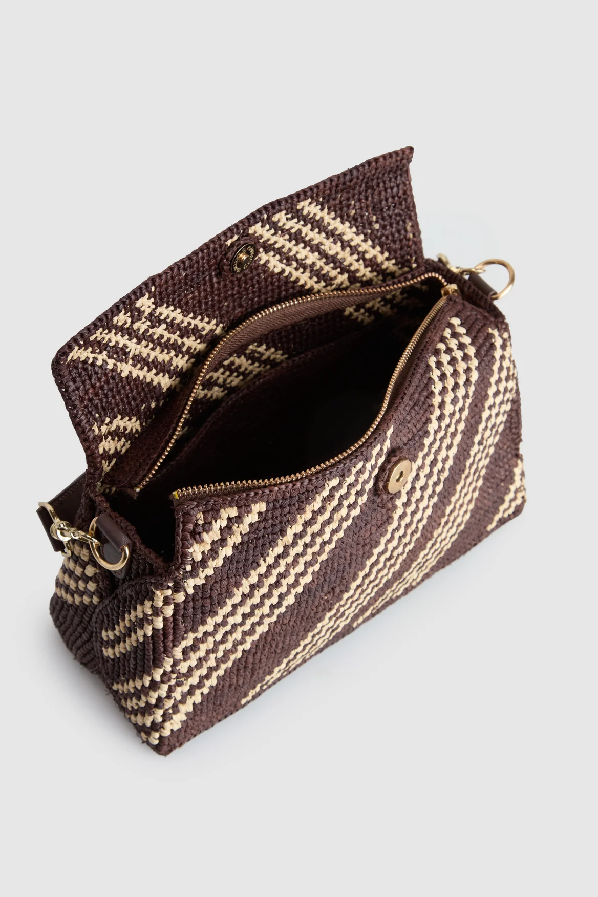 Clara Small Raffia Shoulder Bag - Image 4