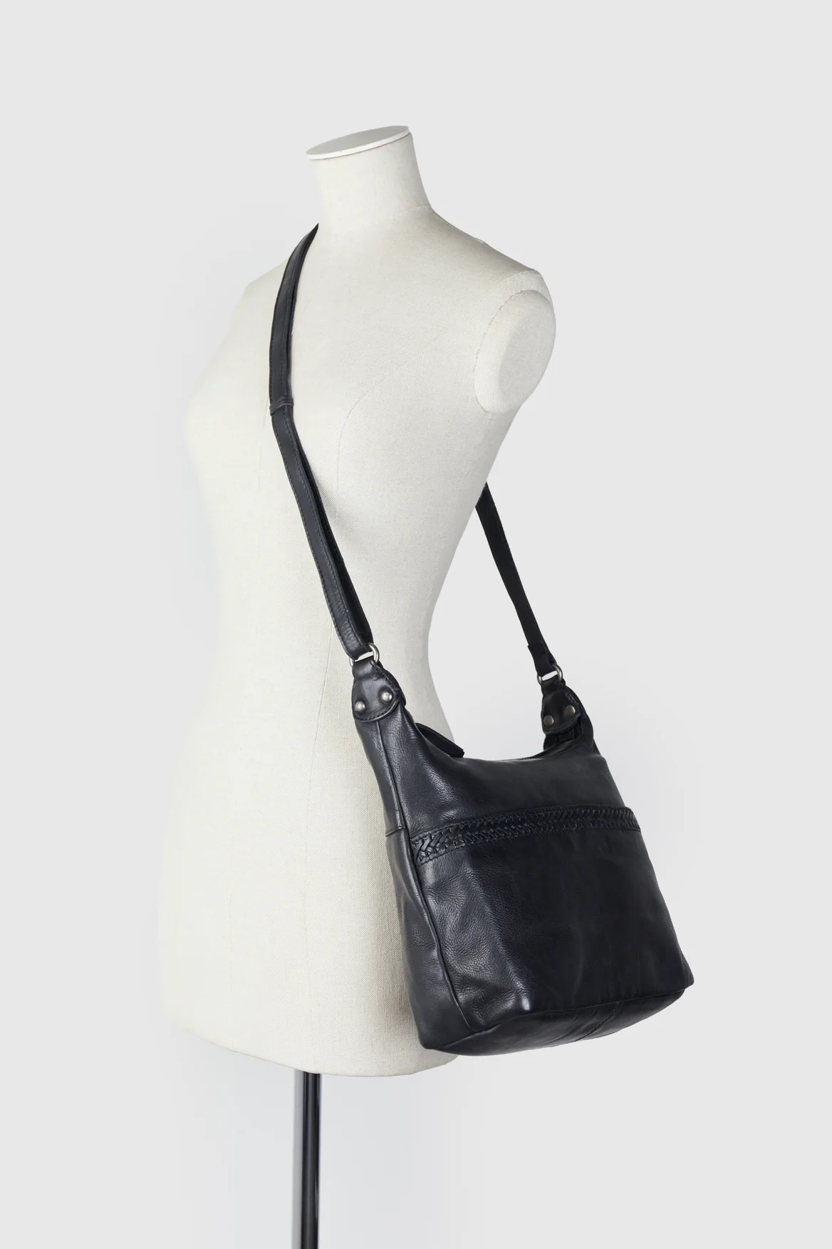 Isla Braided Crossbody Bag - Image 4