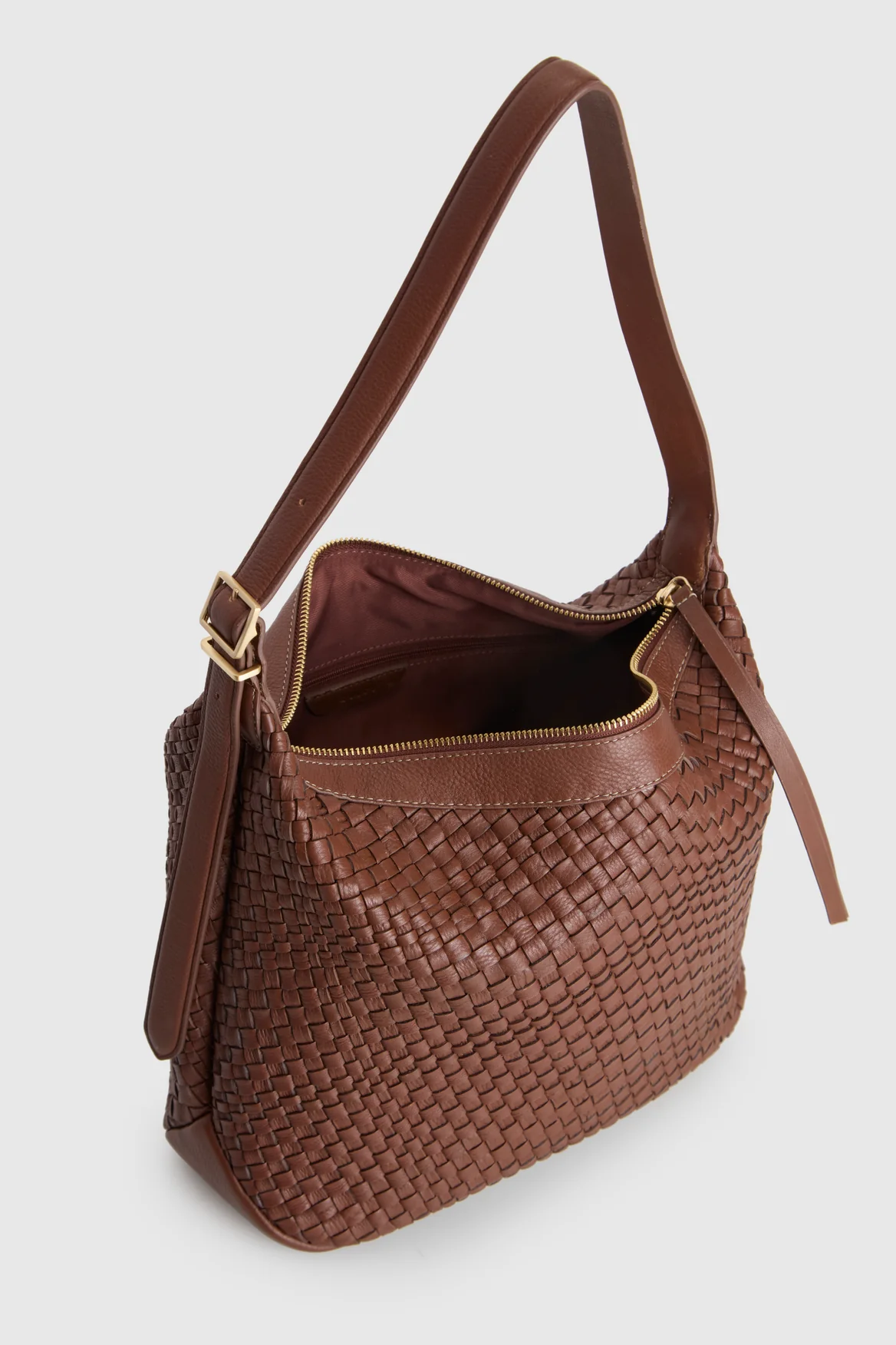 Kaia Weave Medium Shoulder Bag - Image 4