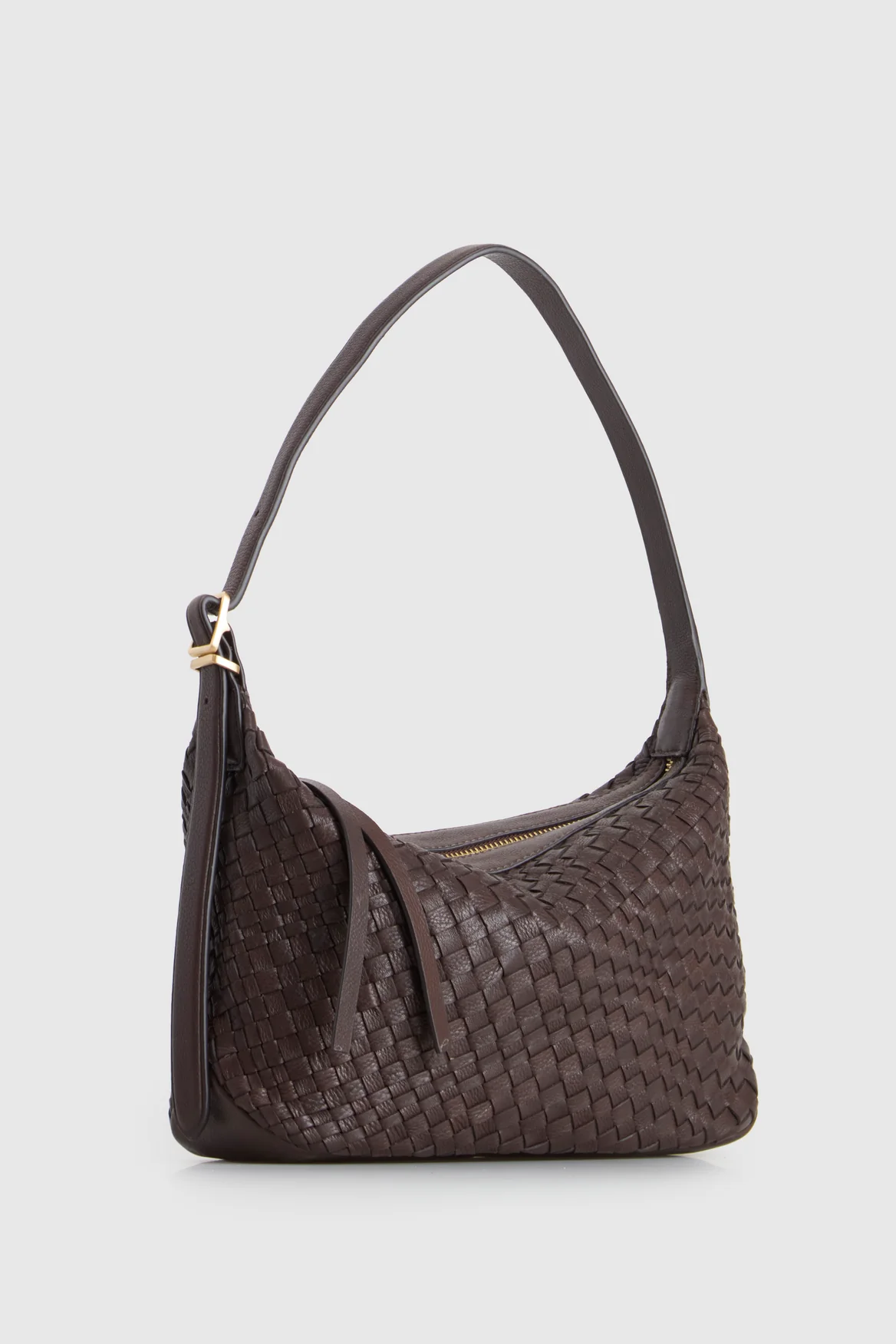 Kaia Weave Small Shoulder Bag - Image 2