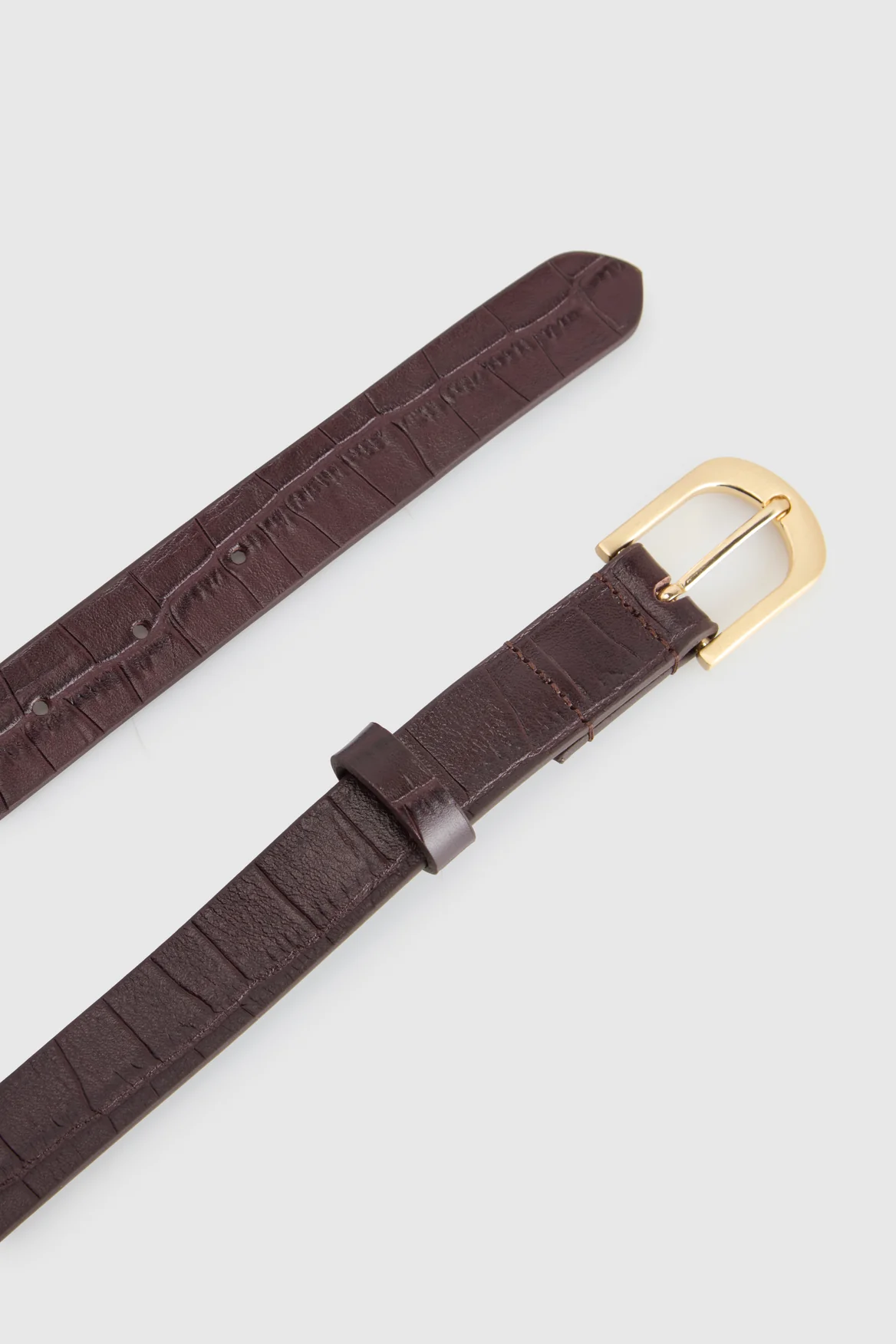 Lila ML Leather Croc Emboss Belt - Image 2