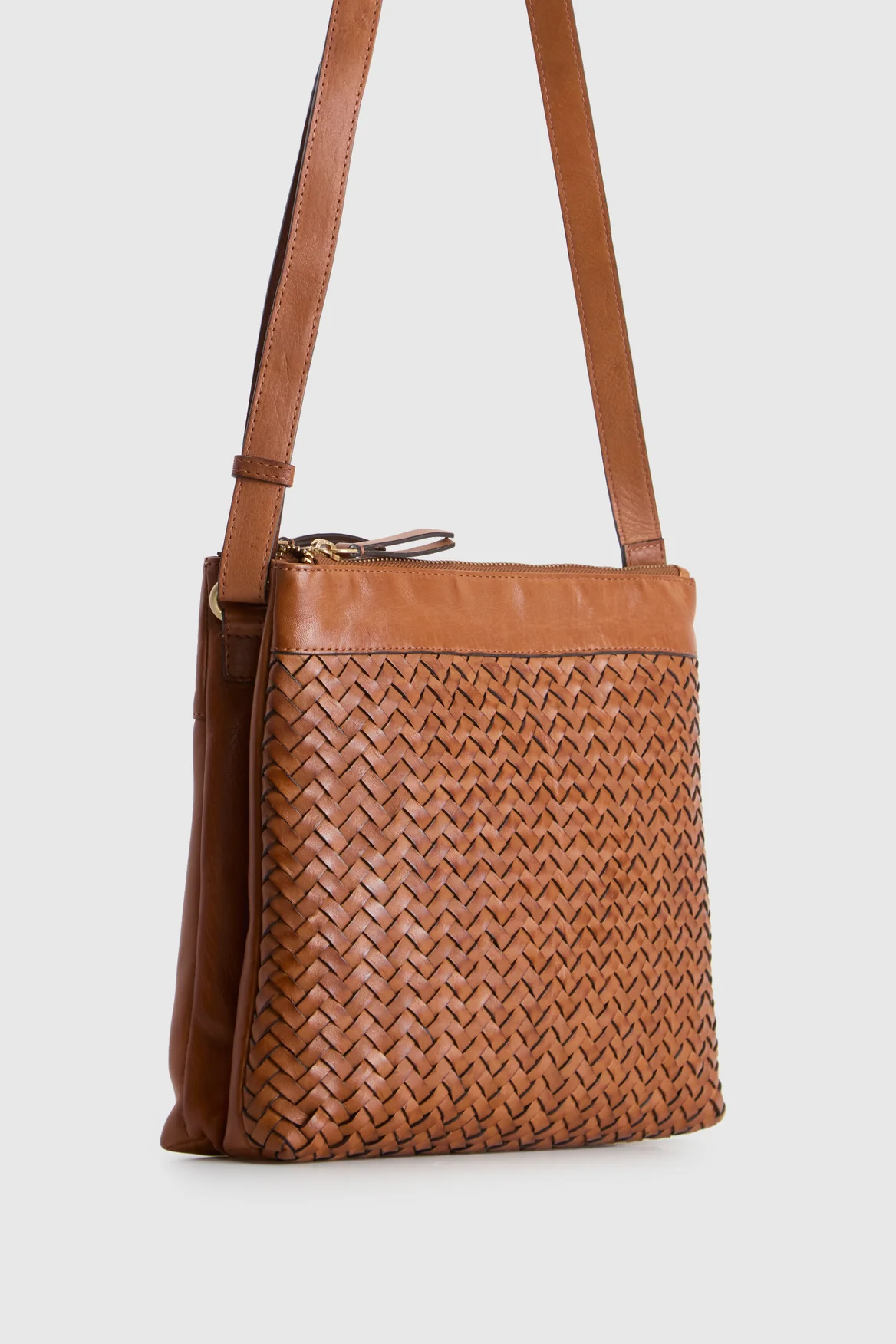 Lina Weave Crossbody Bag - Image 2