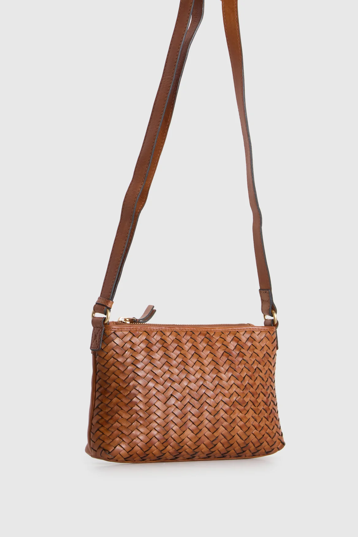 Lina Weave Crossbody Bag - Image 2