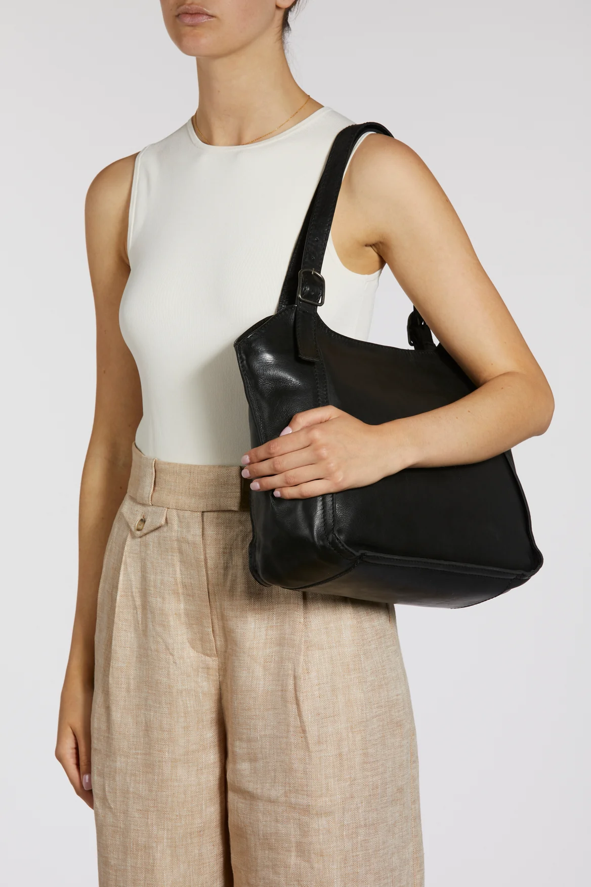 Maya Buckle Tote Bag - Image 7