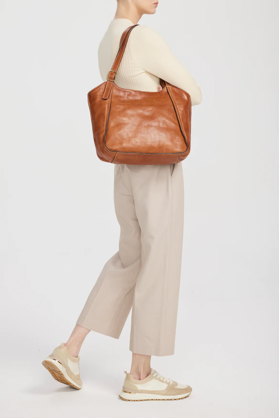Maya Buckle Tote Bag - Image 4