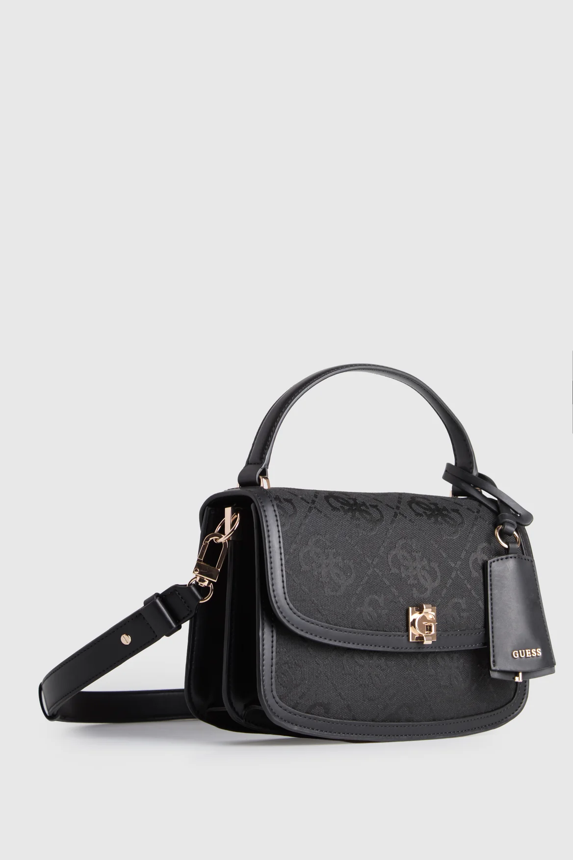 Audrey Logo Flapover Crossobdy Bag - Image 3