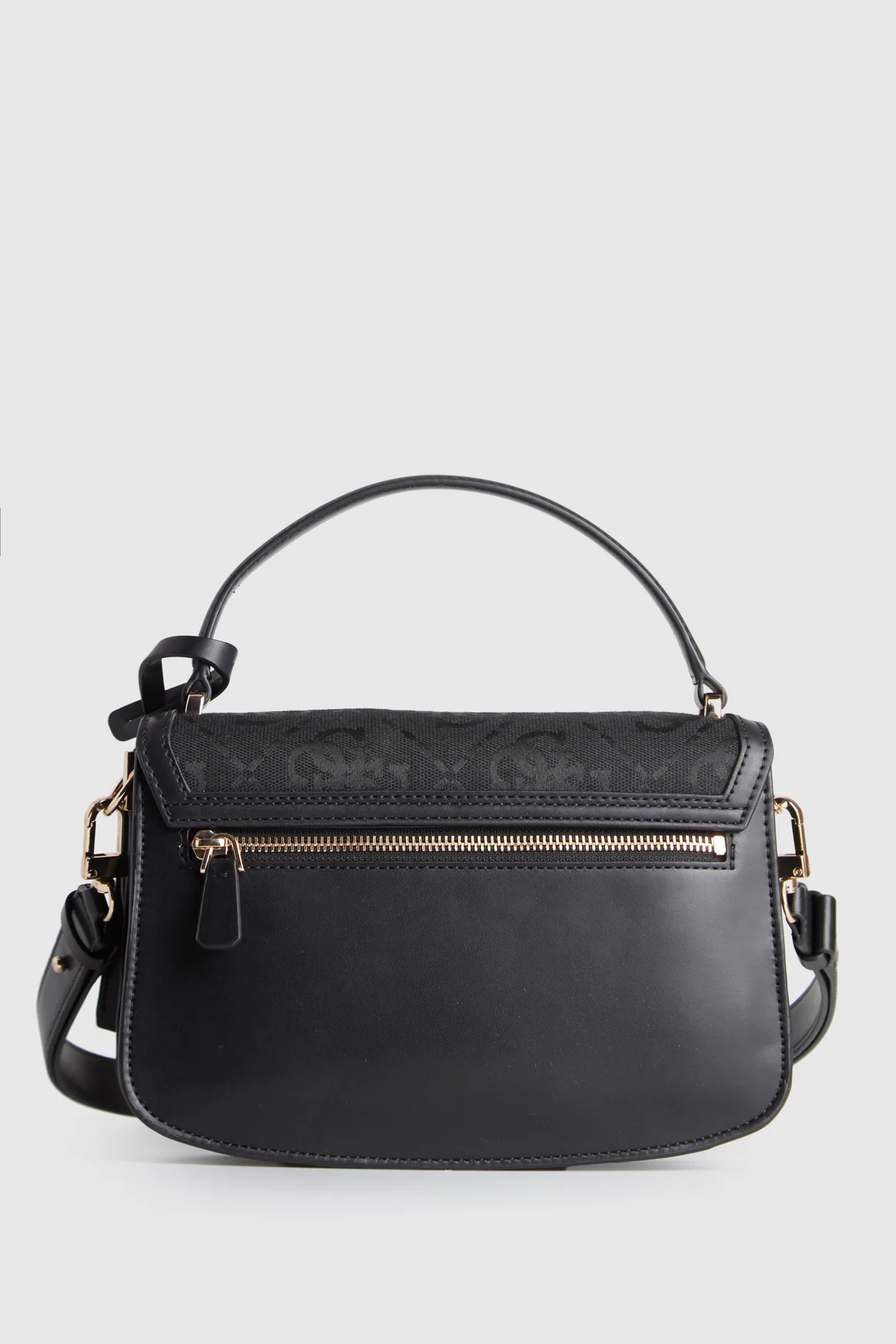 Audrey Logo Flapover Crossobdy Bag - Image 4