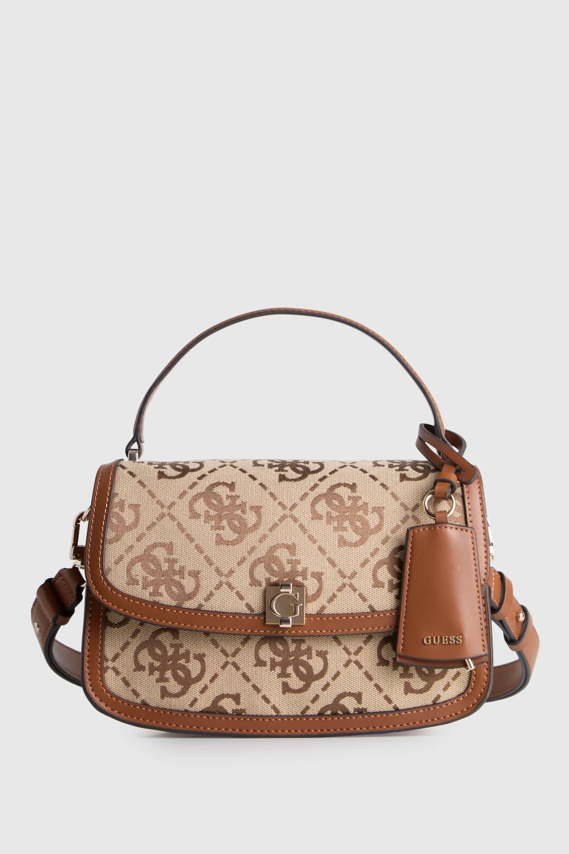 Audrey Logo Flapover Crossobdy Bag
