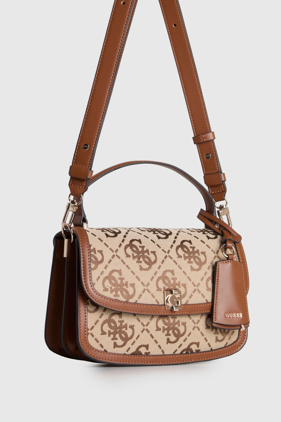 Audrey Logo Flapover Crossobdy Bag - Image 2