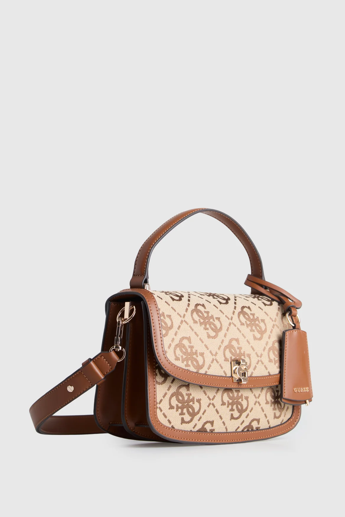 Audrey Logo Flapover Crossobdy Bag - Image 3
