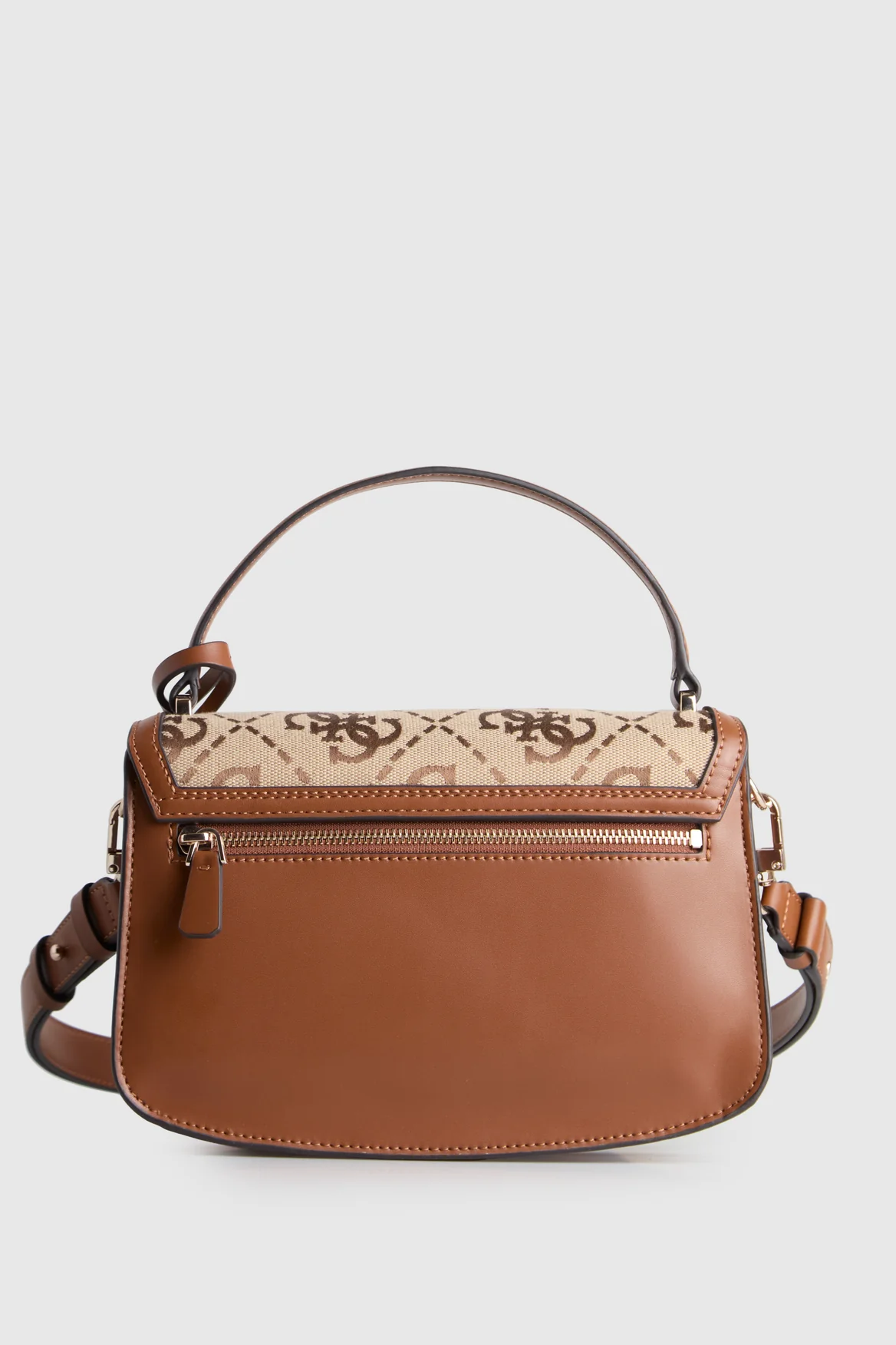 Audrey Logo Flapover Crossobdy Bag - Image 4