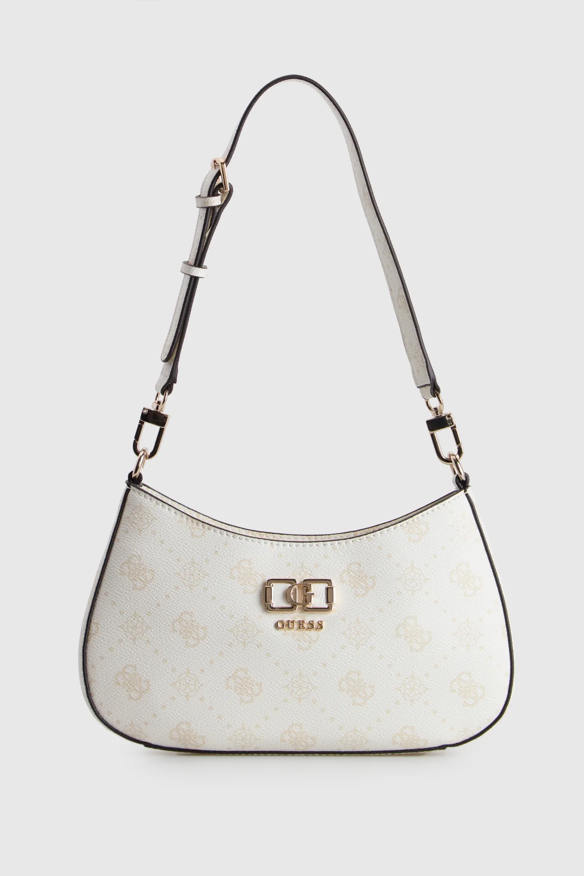 Emelie Logo Zip Shoulder Bag
