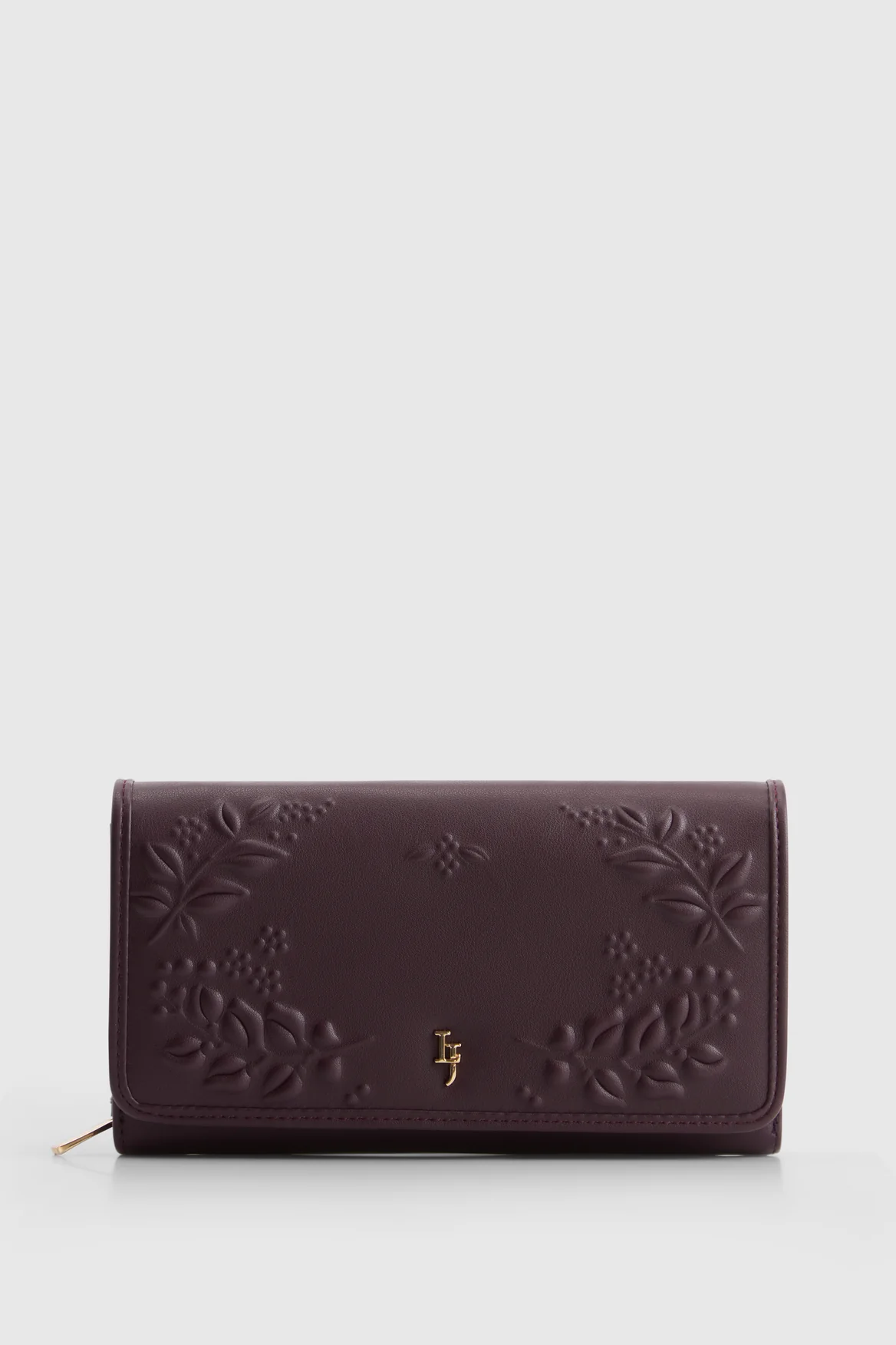 Embossed Large Clutch Wallet