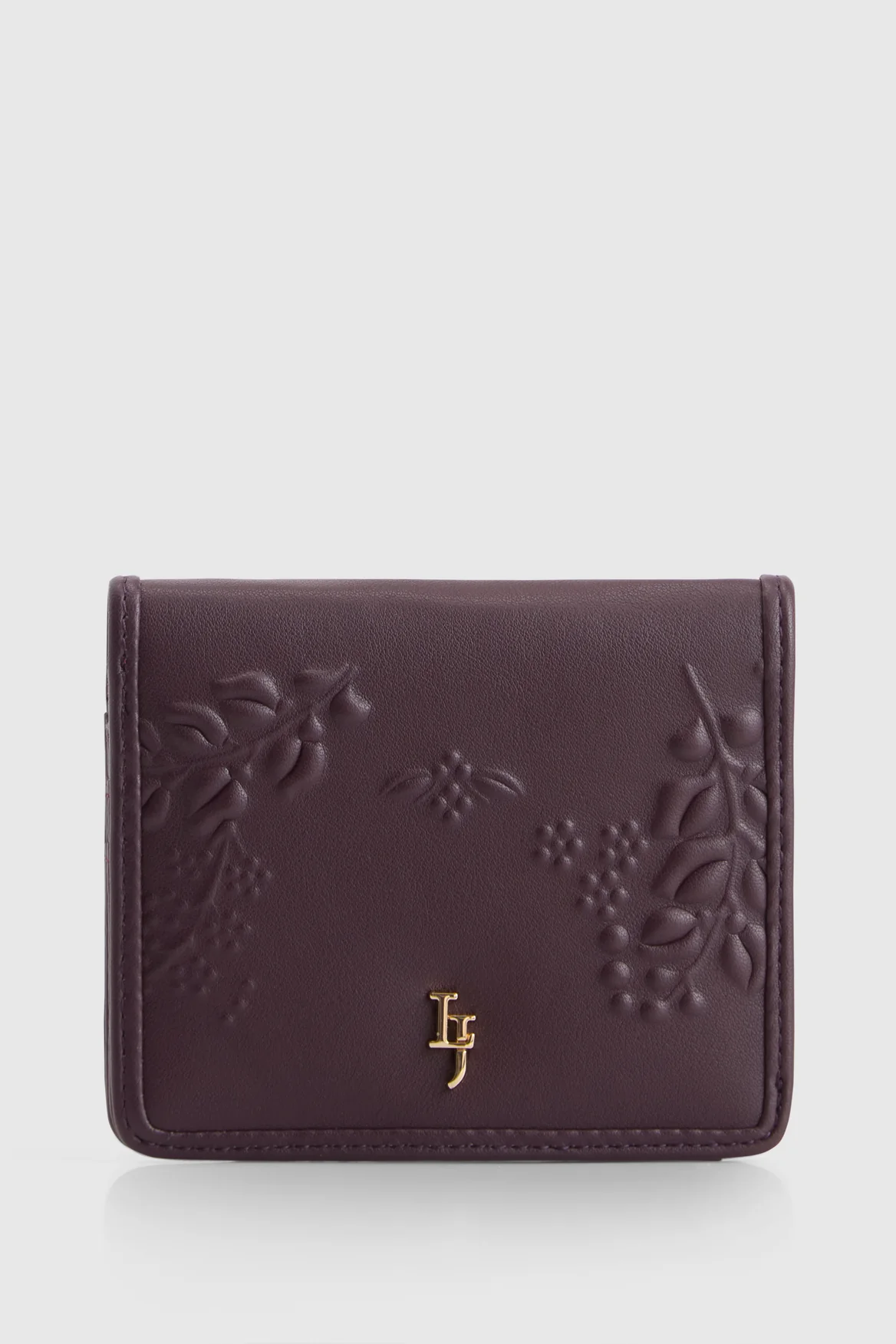 Embossed Press Stud Wallet