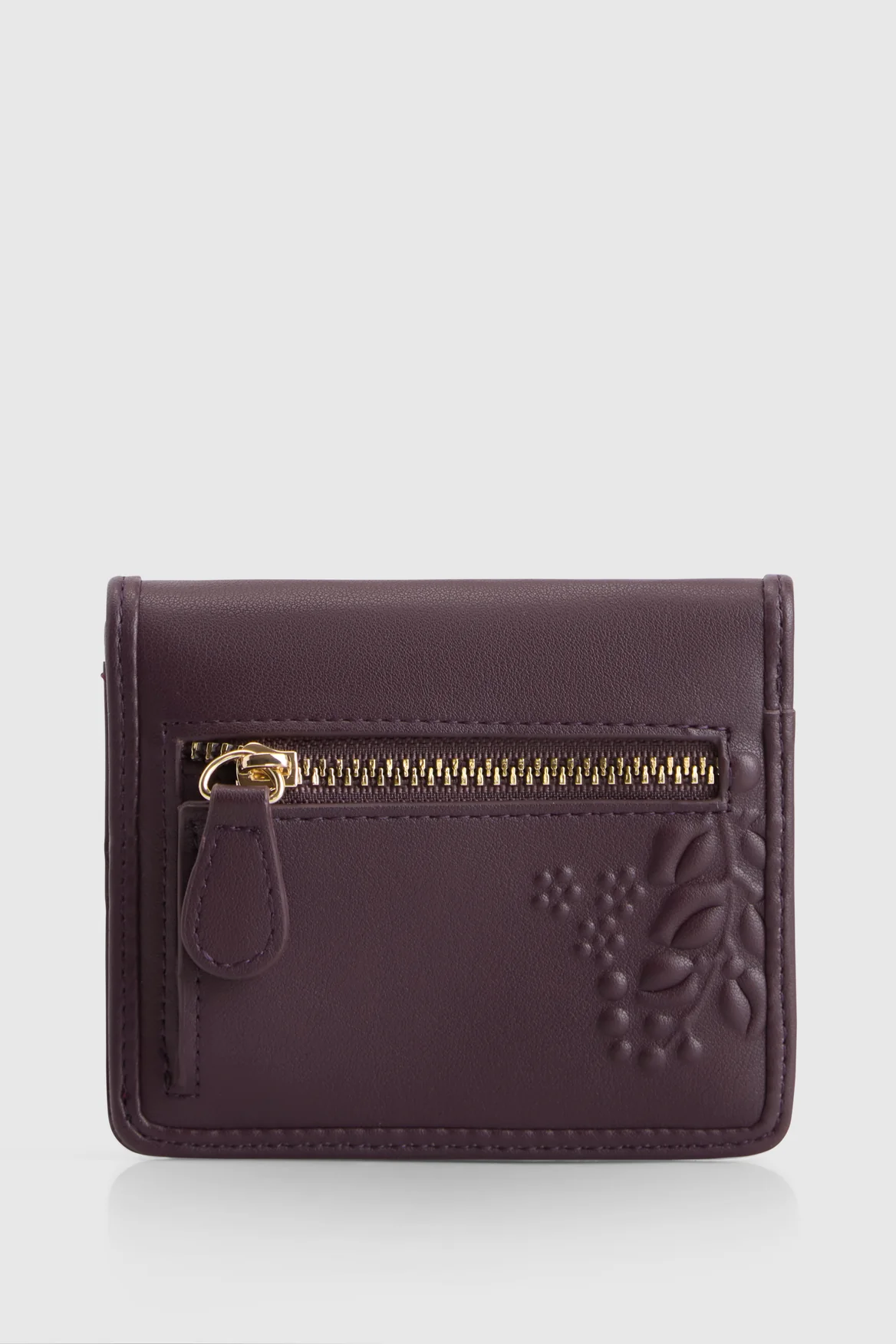Embossed Press Stud Wallet - Image 2