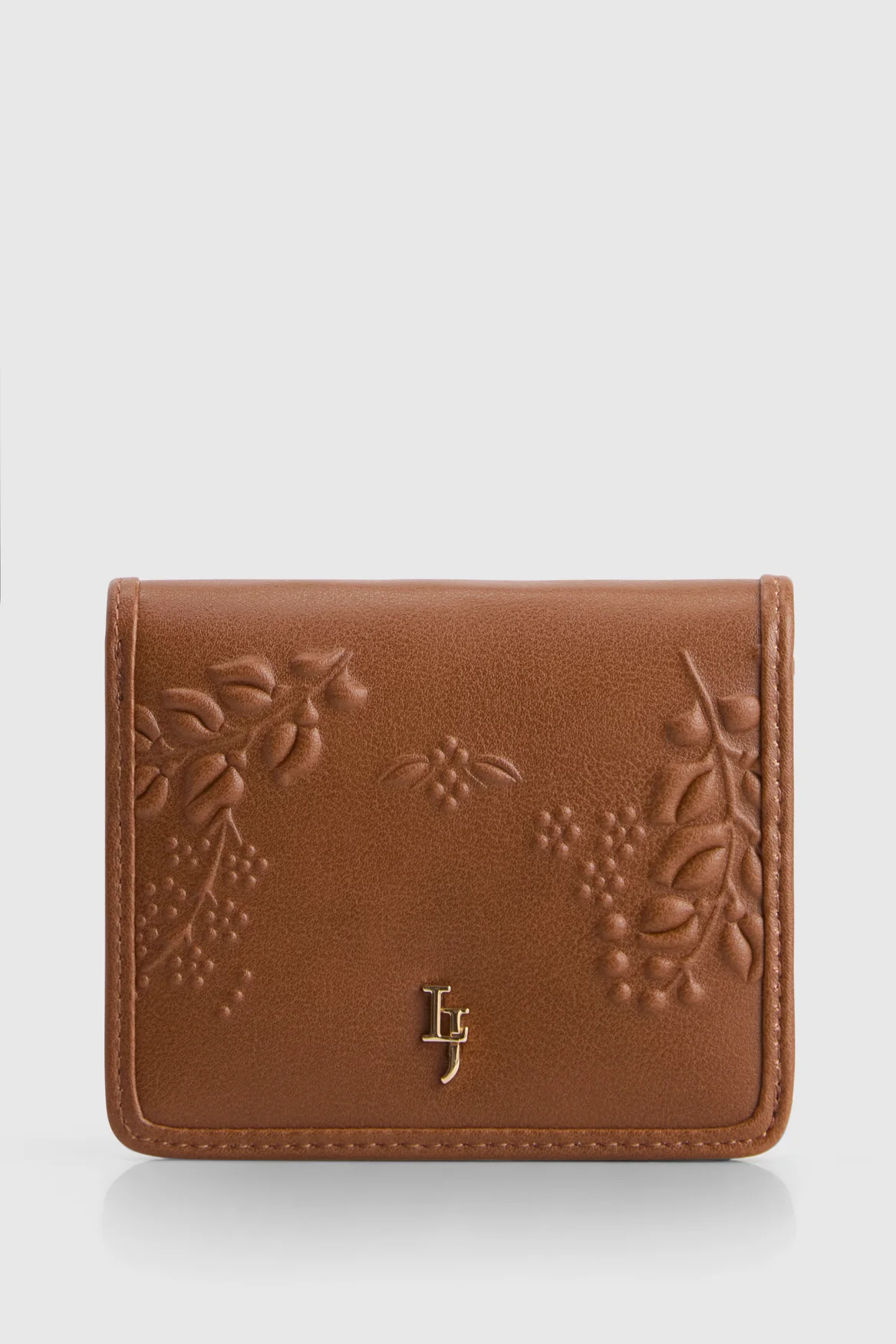 Embossed Press Stud Wallet