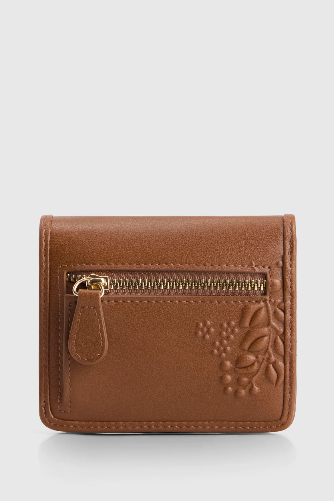 Embossed Press Stud Wallet - Image 2
