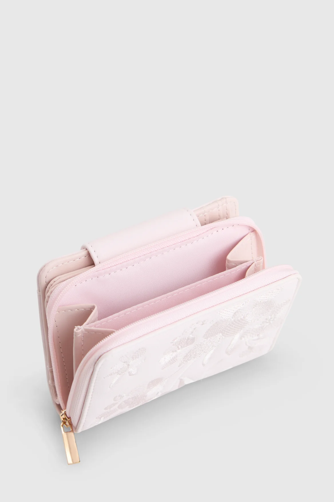 Embroidered Small Tab Wallet - Image 4