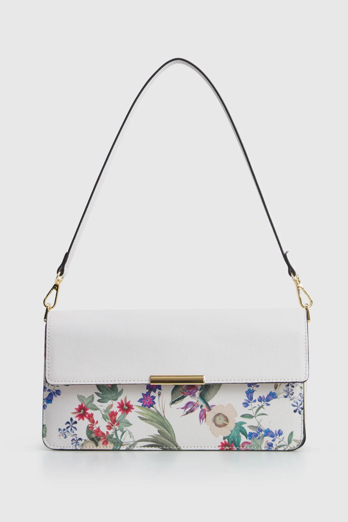 Floral Flap Shoulder Bag