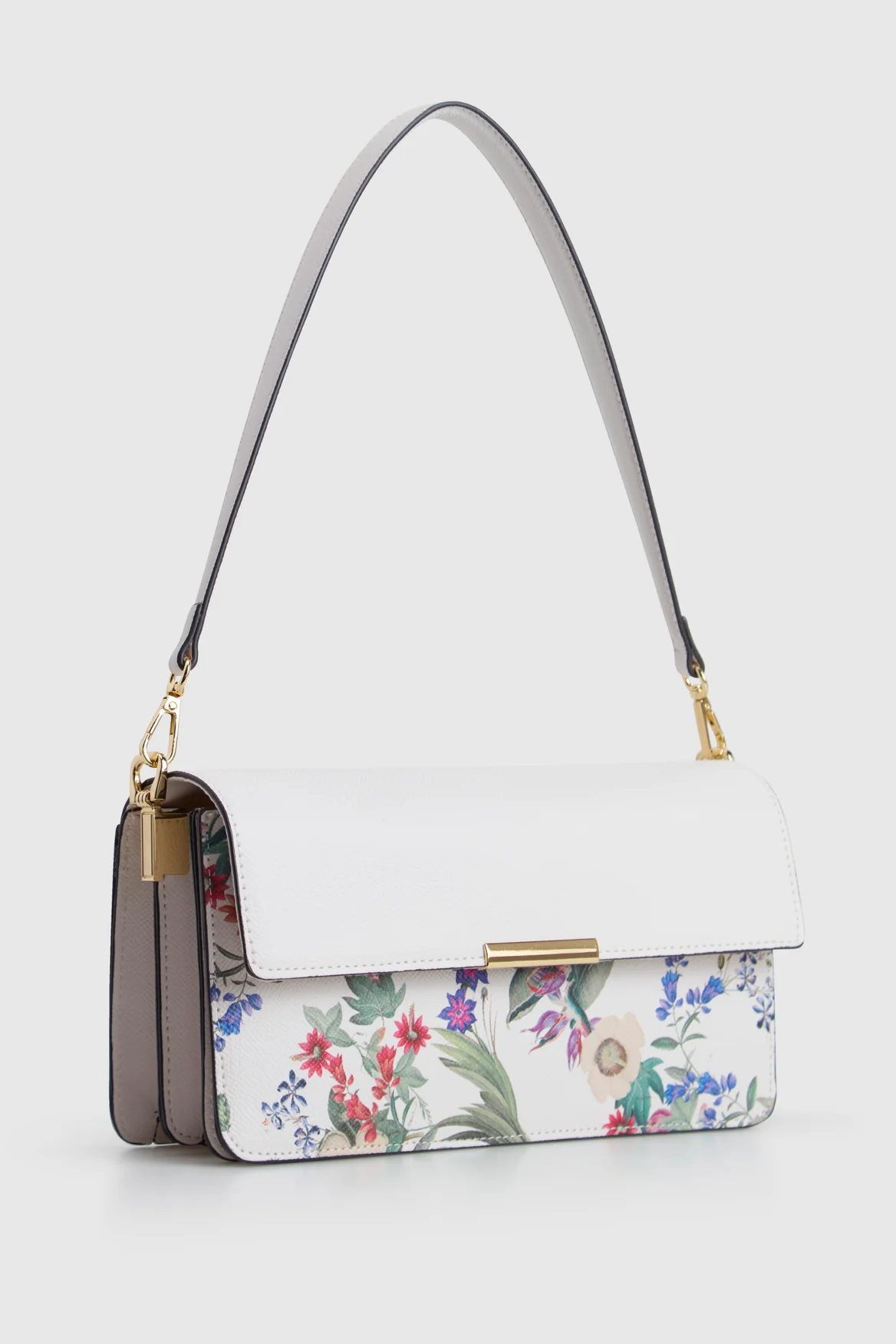 Floral Flap Shoulder Bag - Image 2