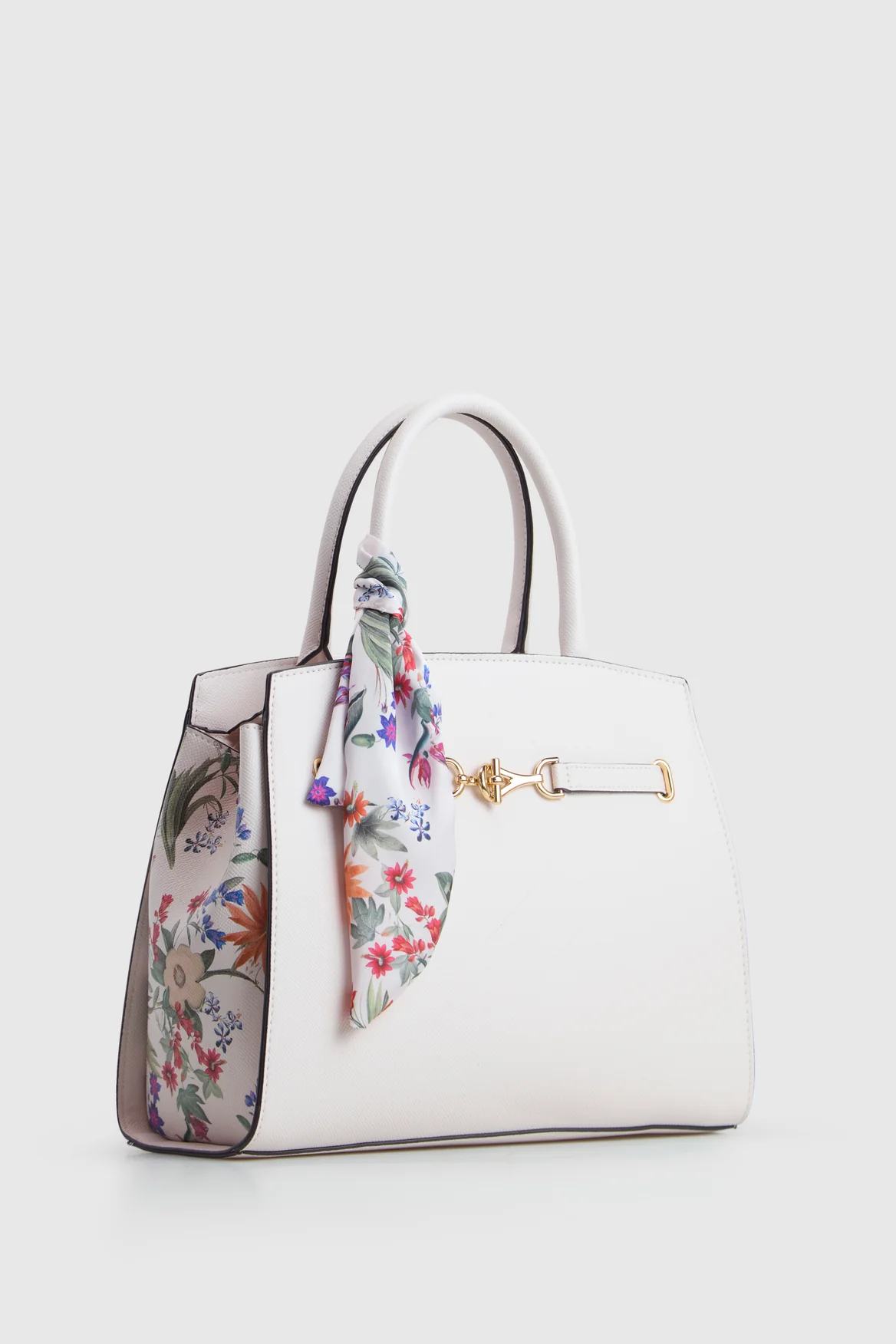 Floral Scarf Tote Bag - Image 2