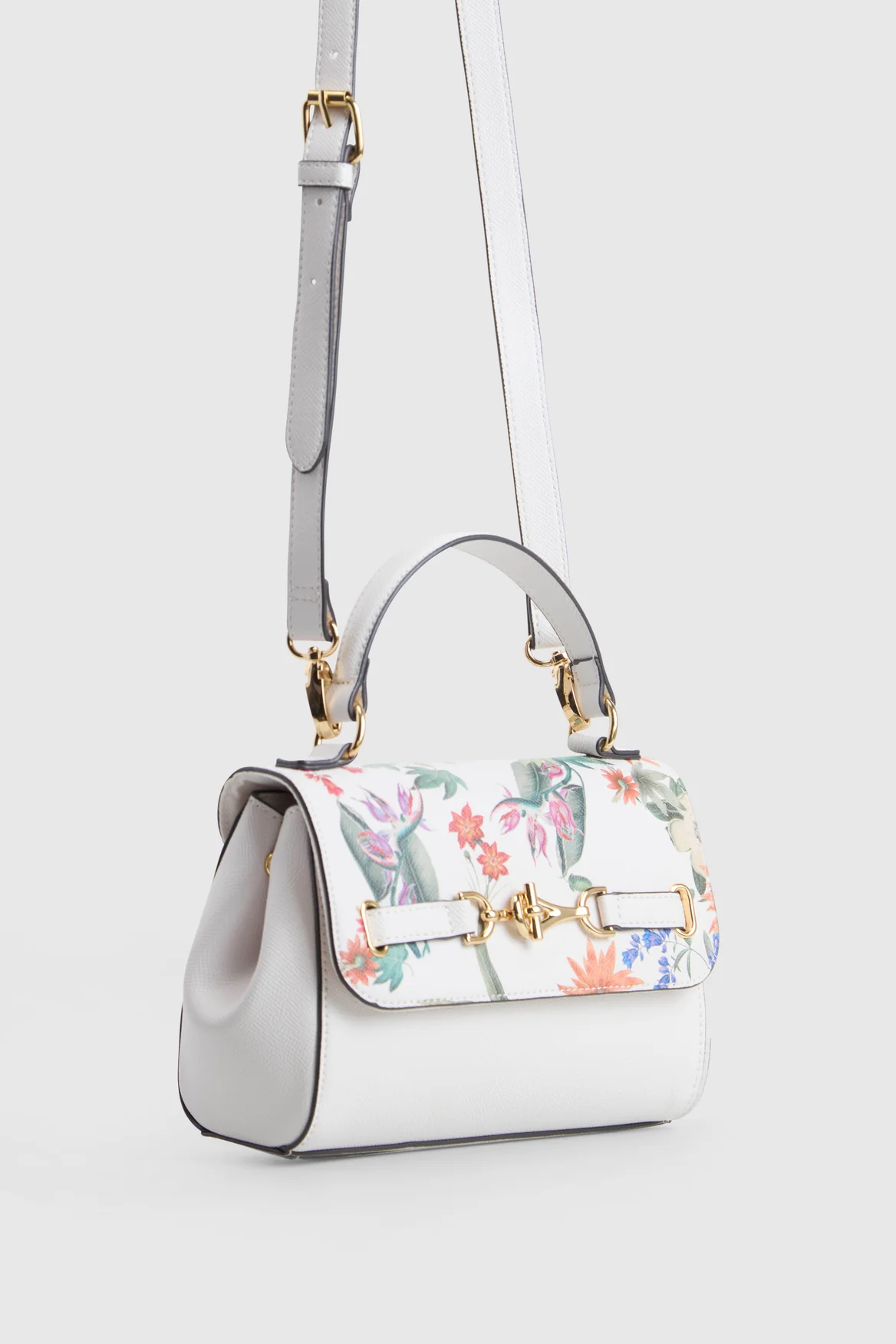 Floral Top Handle Bag - Image 2