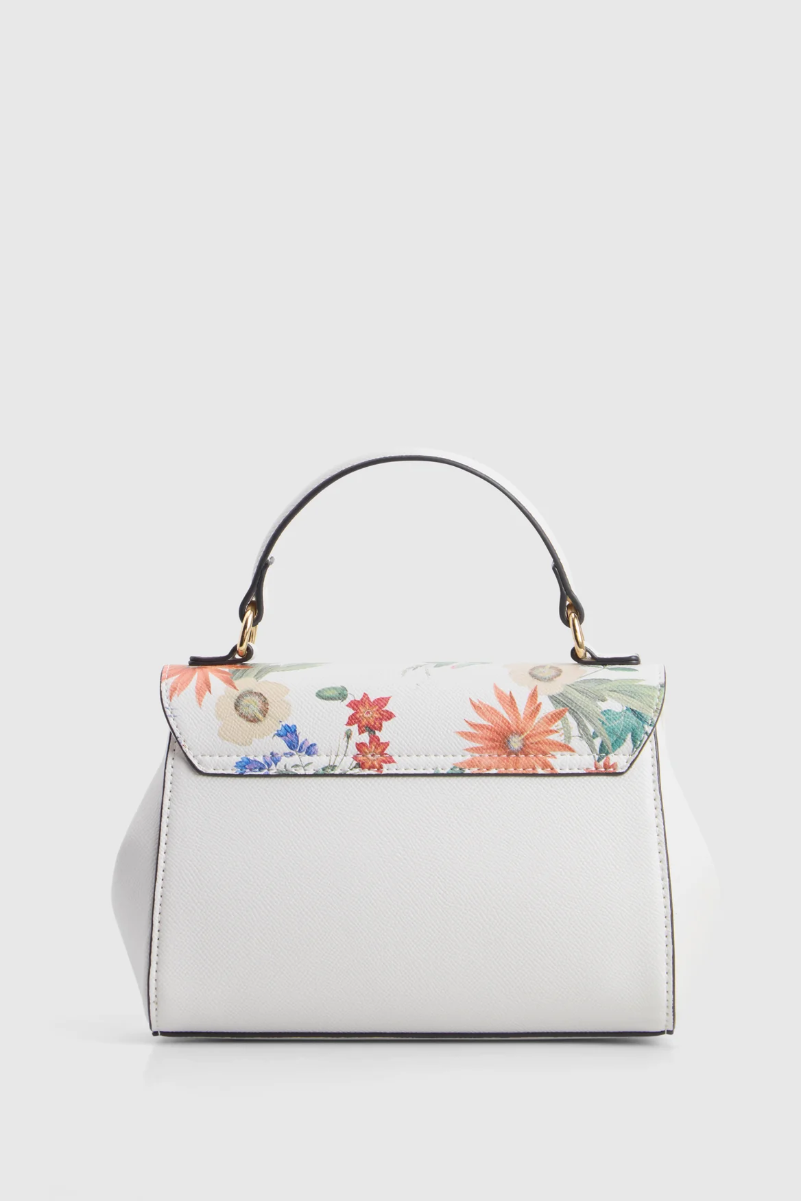Floral Top Handle Bag - Image 3