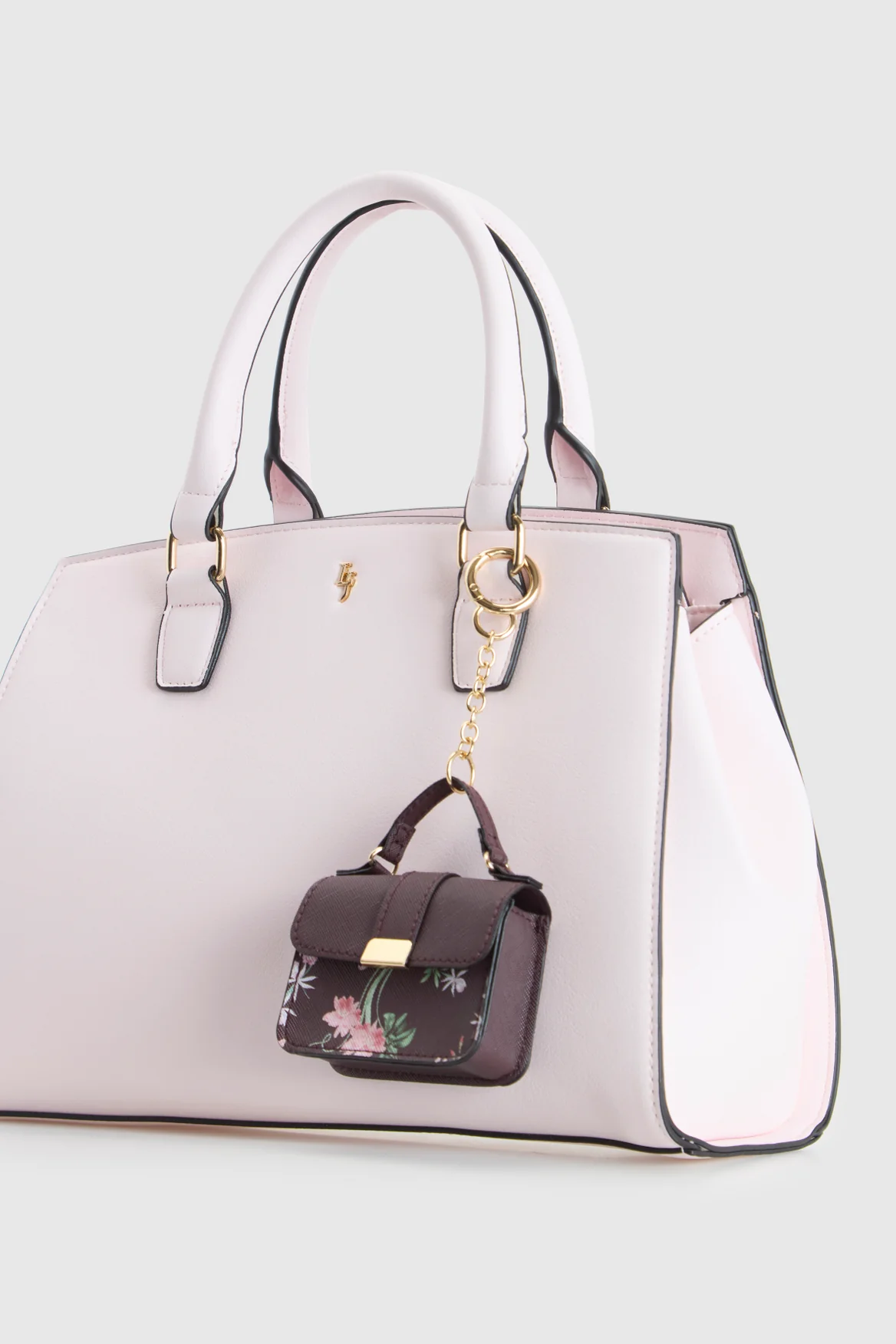 Iris Floral Mini Bag Charm
