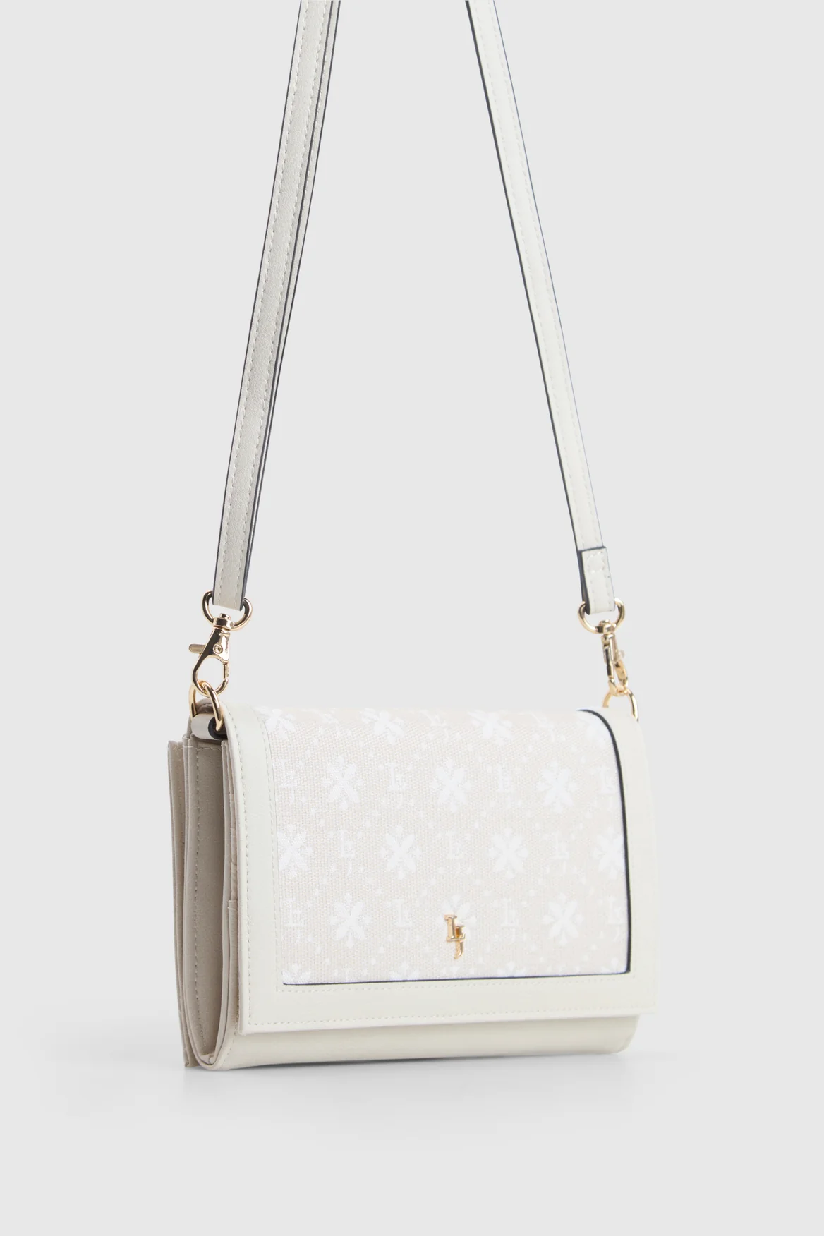 Jacquard Flap Crossbody Bag - Image 2
