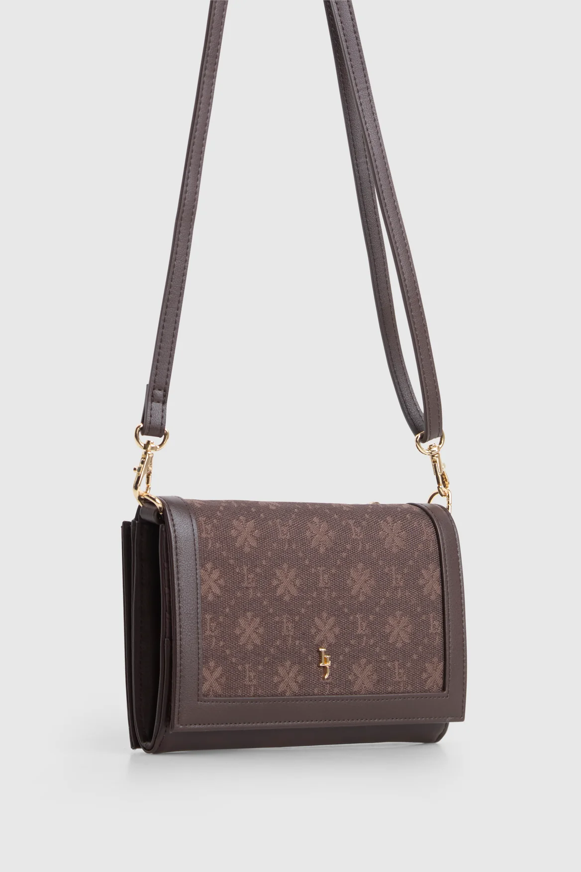 Jacquard Flap Crossbody Bag - Image 2