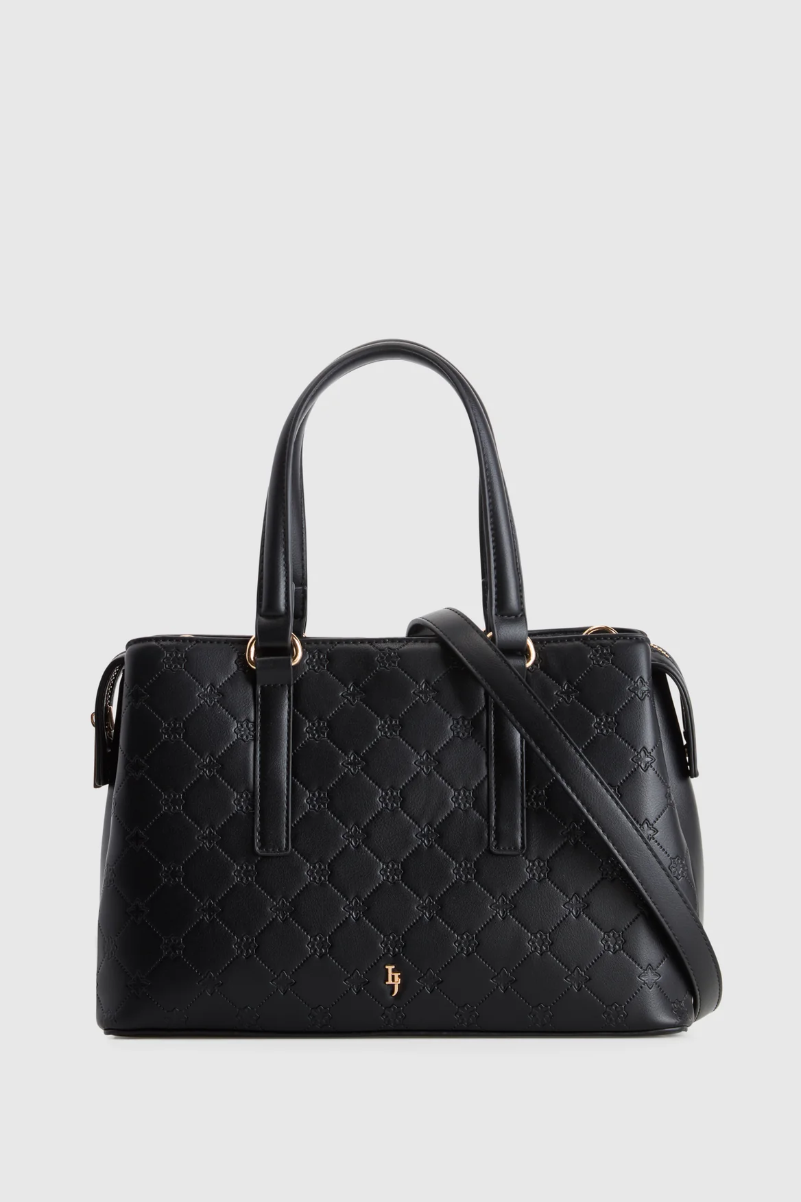 Logo Embossed Tote Bag