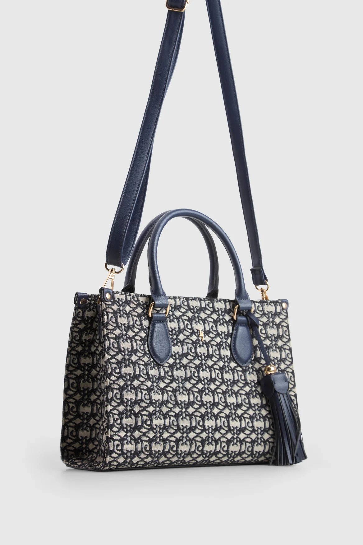 Mara Jacquard Small Tote Bag - Image 2