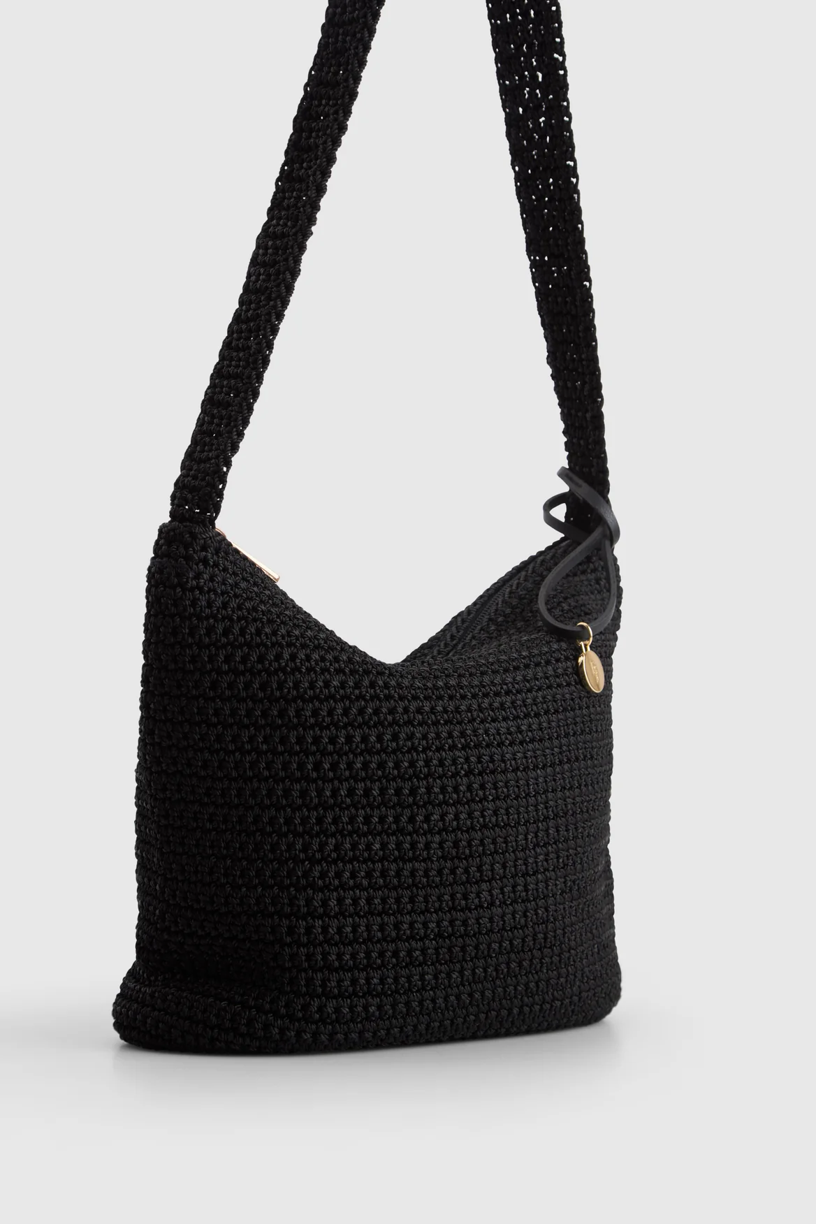 Rayon Crochet Crossbody Bag - Image 2