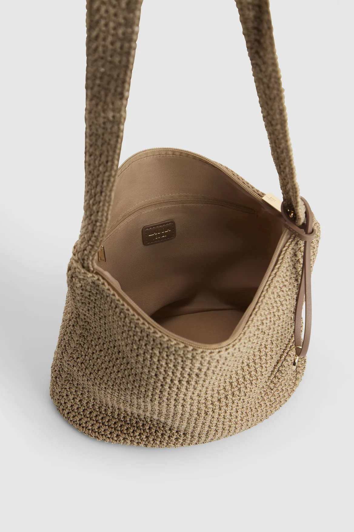Rayon Crochet Crossbody Bag - Image 4