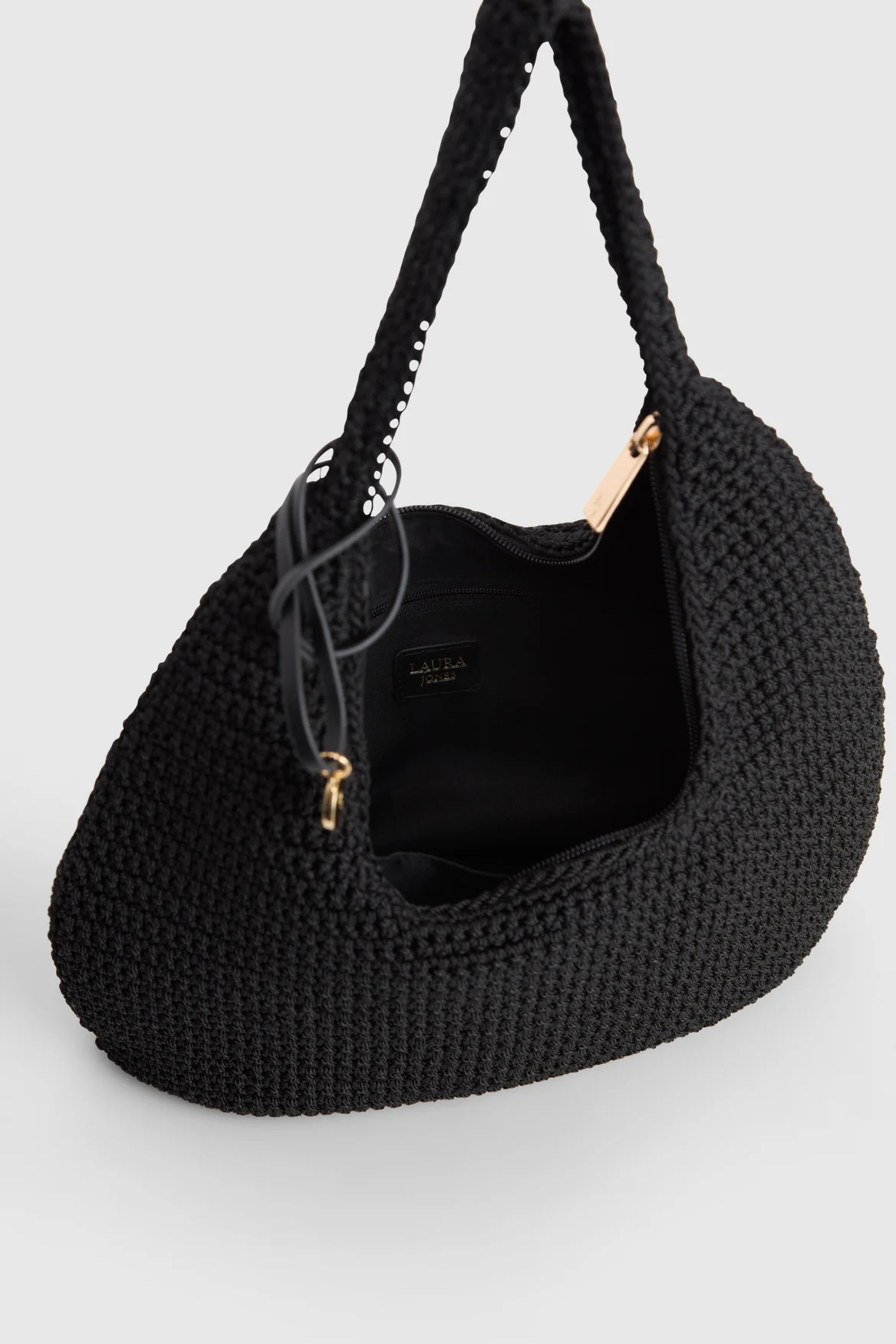 Rayon Crochet Shoulder Bag - Image 4