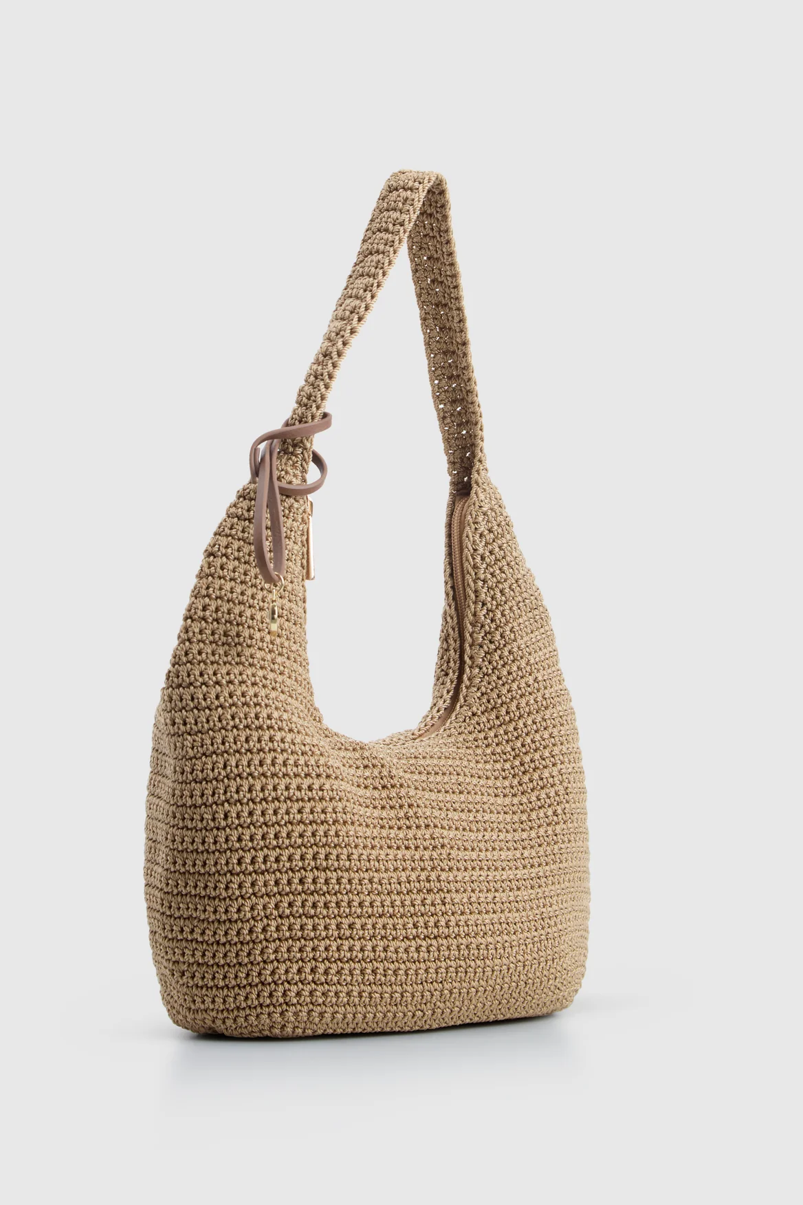 Rayon Crochet Shoulder Bag - Image 2