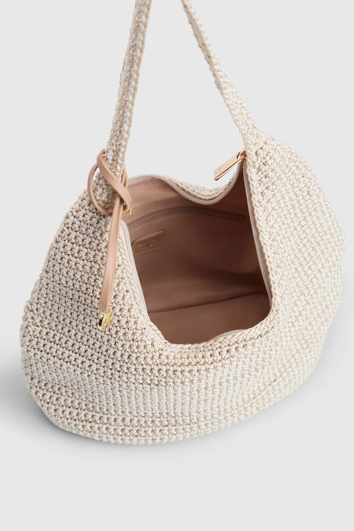 Rayon Crochet Shoulder Bag - Image 4
