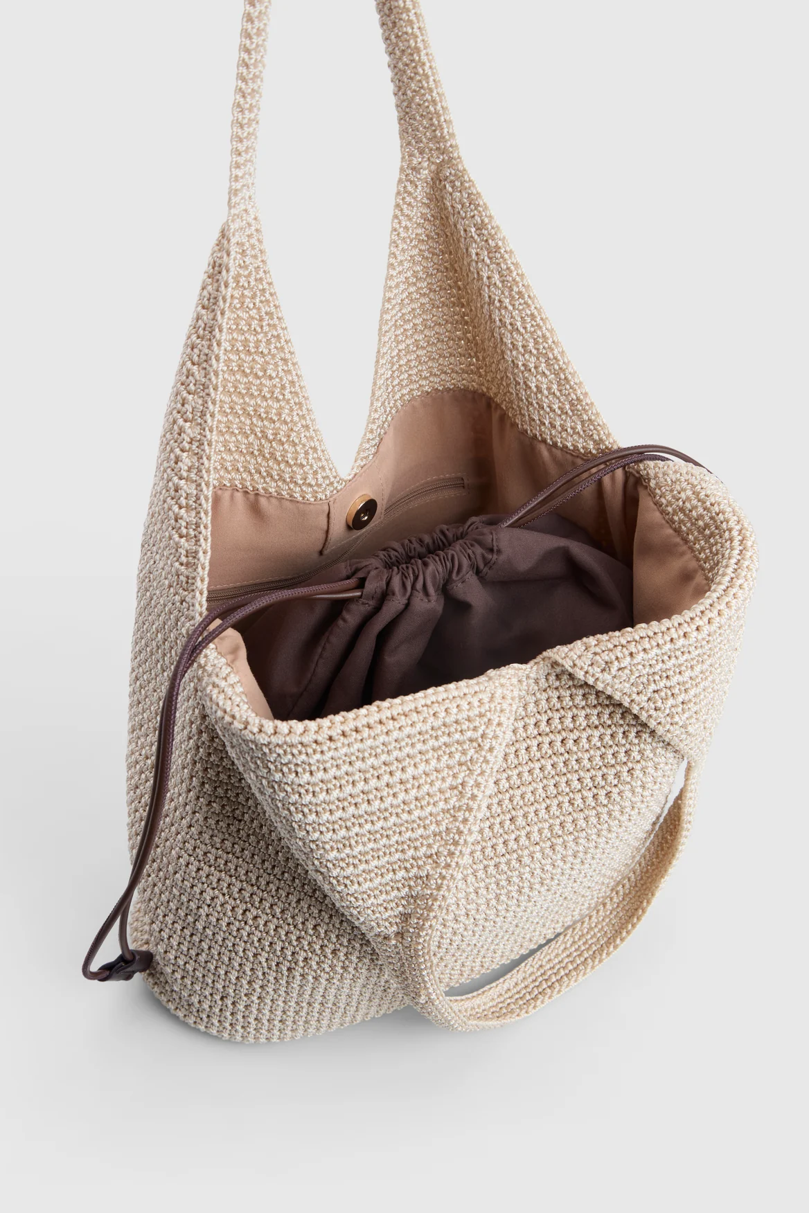 Rayon Crochet Tote Bag - Image 4