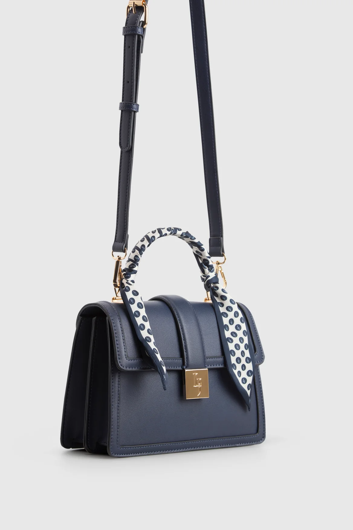 Scarf Top Handle Bag - Image 2