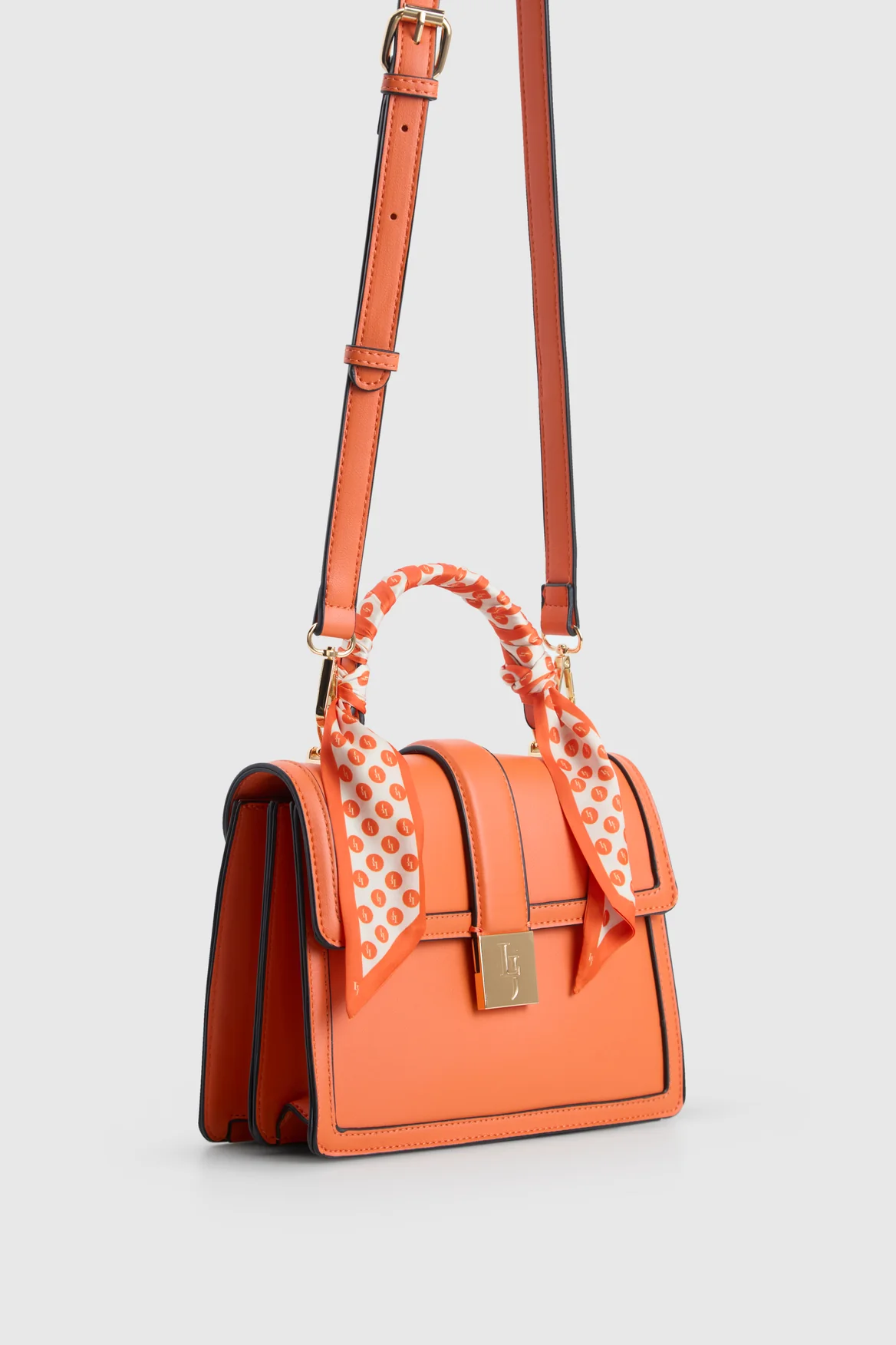 Scarf Top Handle Bag - Image 2