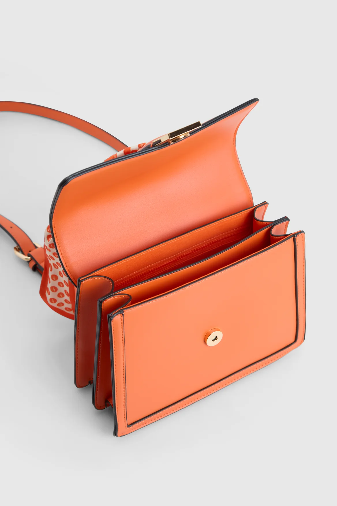 Scarf Top Handle Bag - Image 4