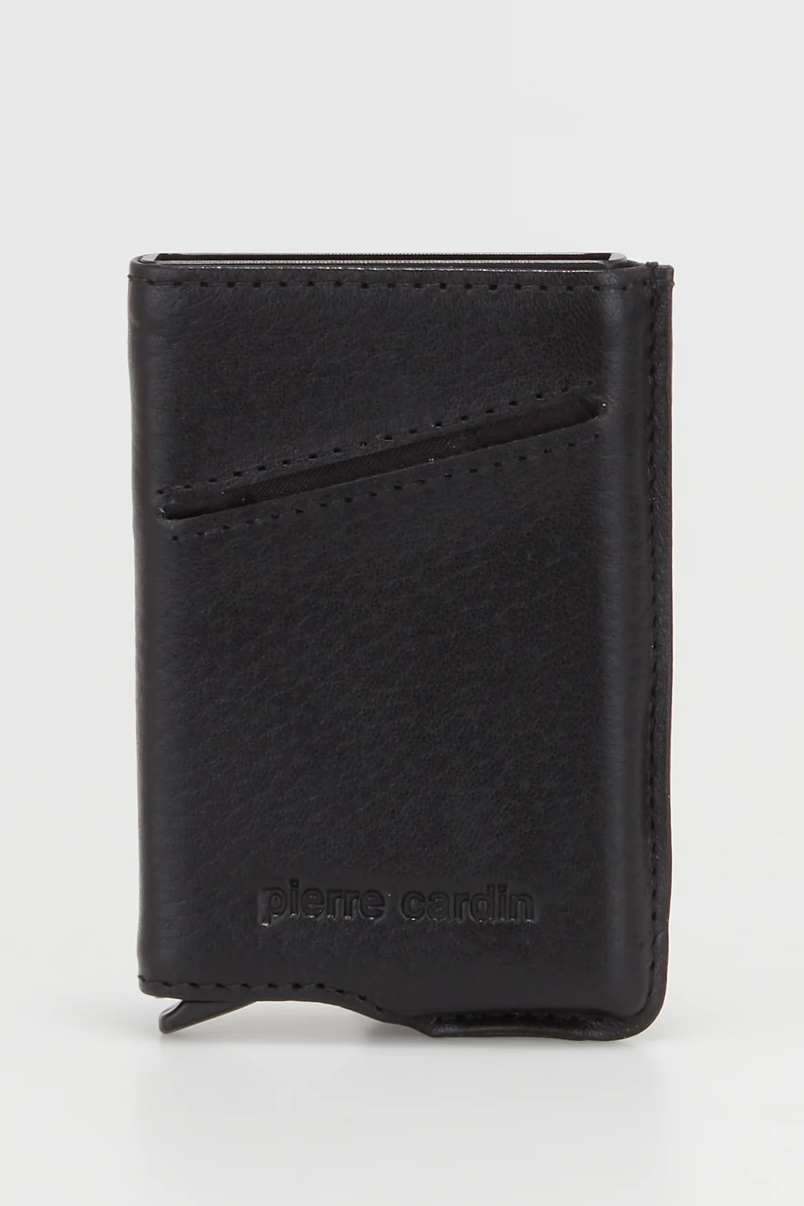 PC RFID Leather Pop Up CC Holder